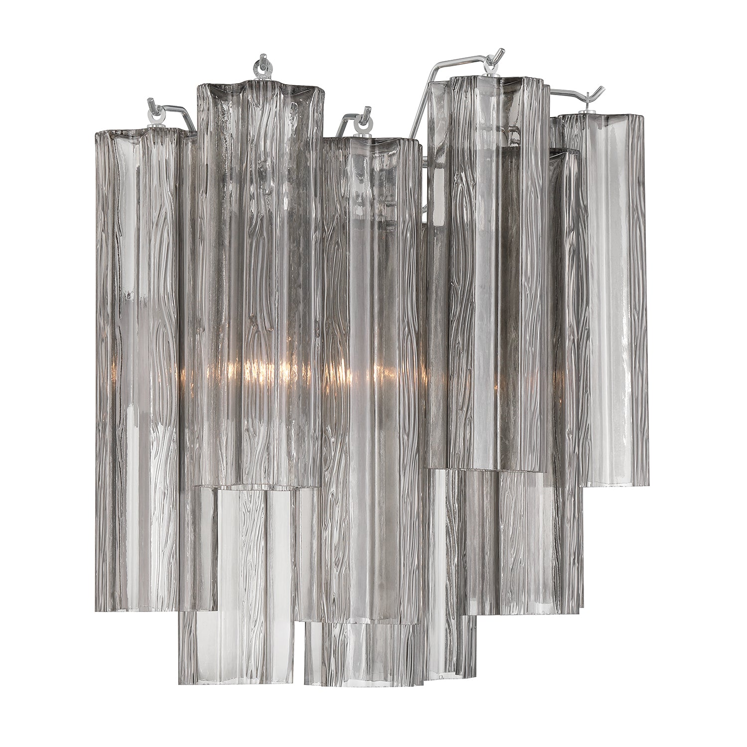 Crystorama Addis ADD-303-CH-SM – 14.5 Inch – 2 Light – Sconce – Polished Chrome – Damp Rated
