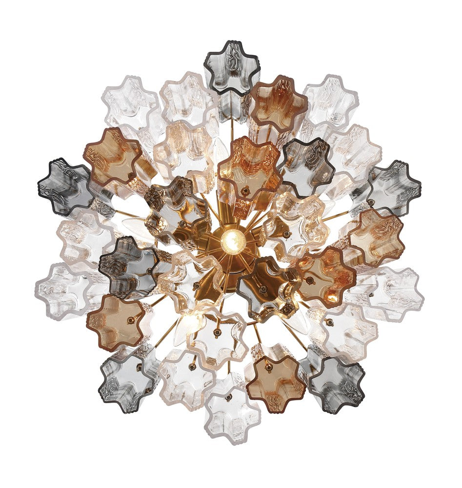 Crystorama ADDIS ADD-306-AG-AU Chandelier Modern - Aged Brass