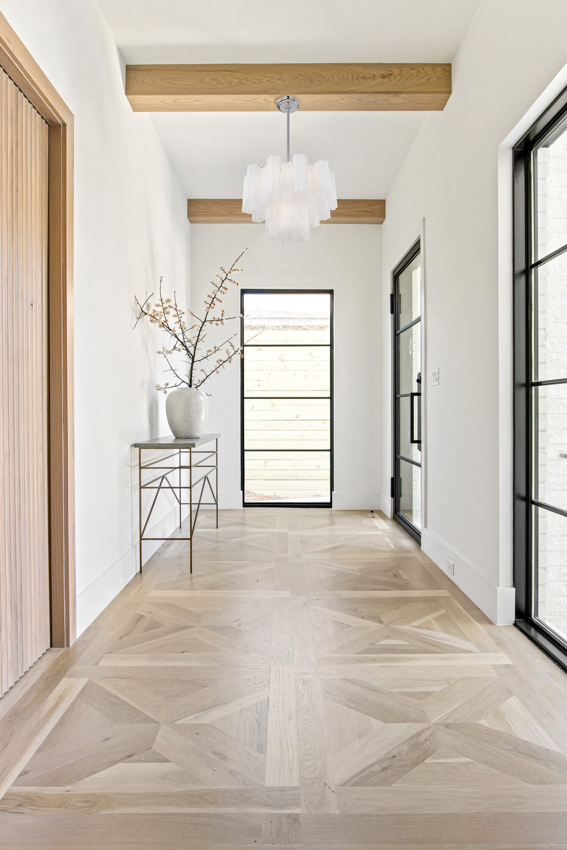 Crystorama Addis ADD-306-CH-WH – 19.75 Inch – 6 Light – Chandelier – Polished Chrome – Dry Rated