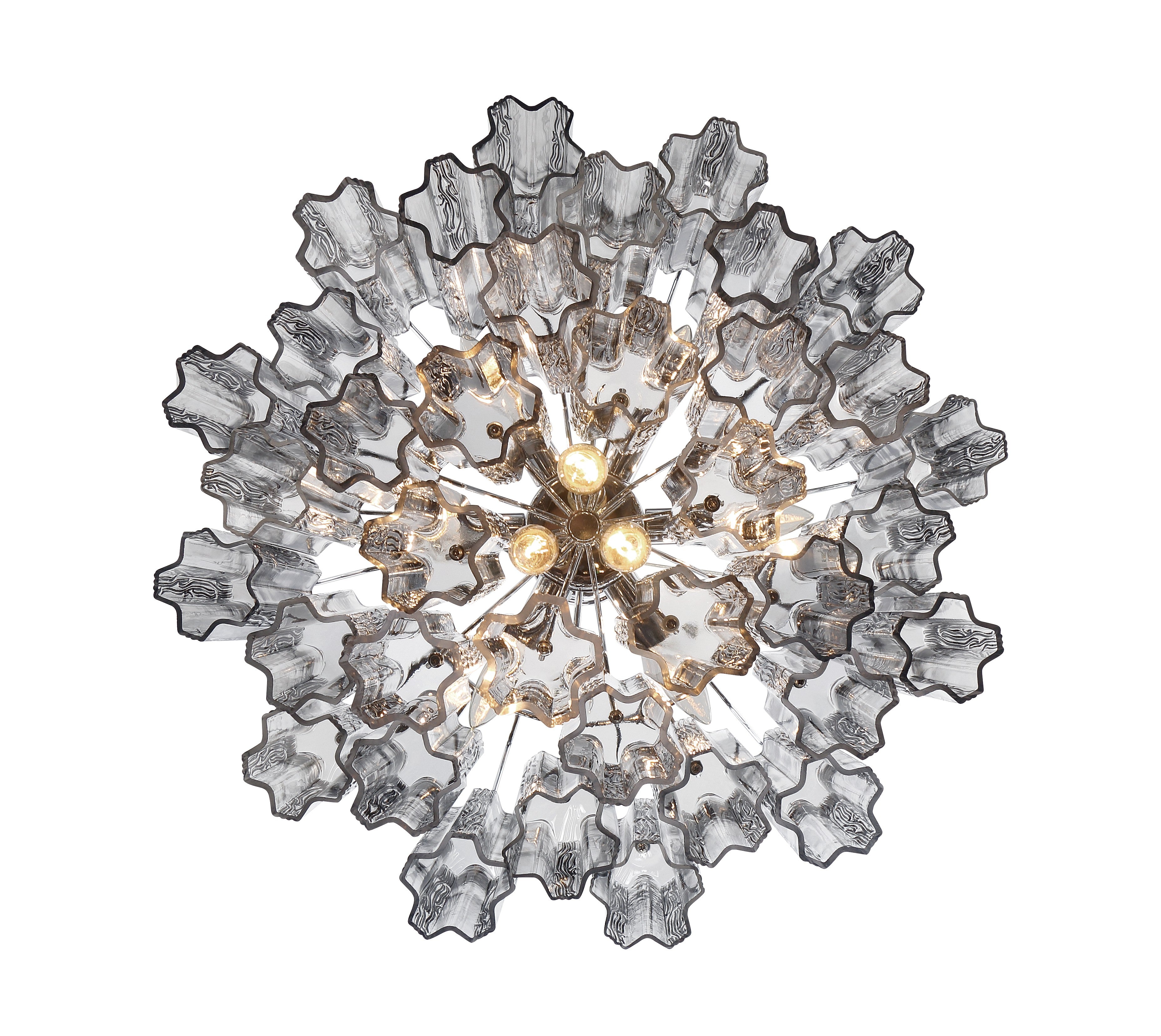 Crystorama Addis ADD-308-CH-SM – 22 Inch – 9 Light – Chandelier – Polished Chrome – Dry Rated