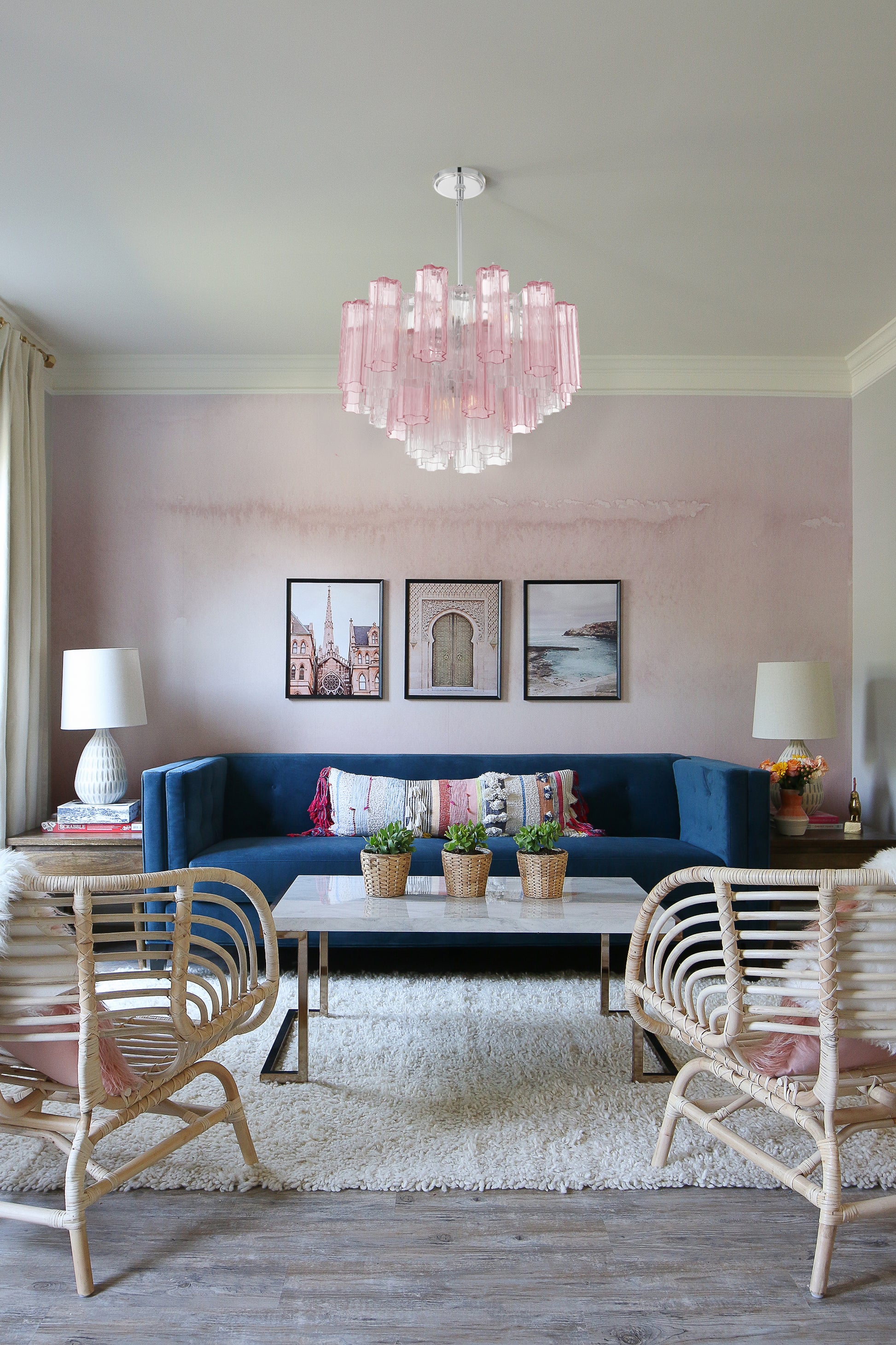 Crystorama Addis ADD-308-CH-SP – 22 Inch – 9 Light – Chandelier – Polished Chrome – Dry Rated