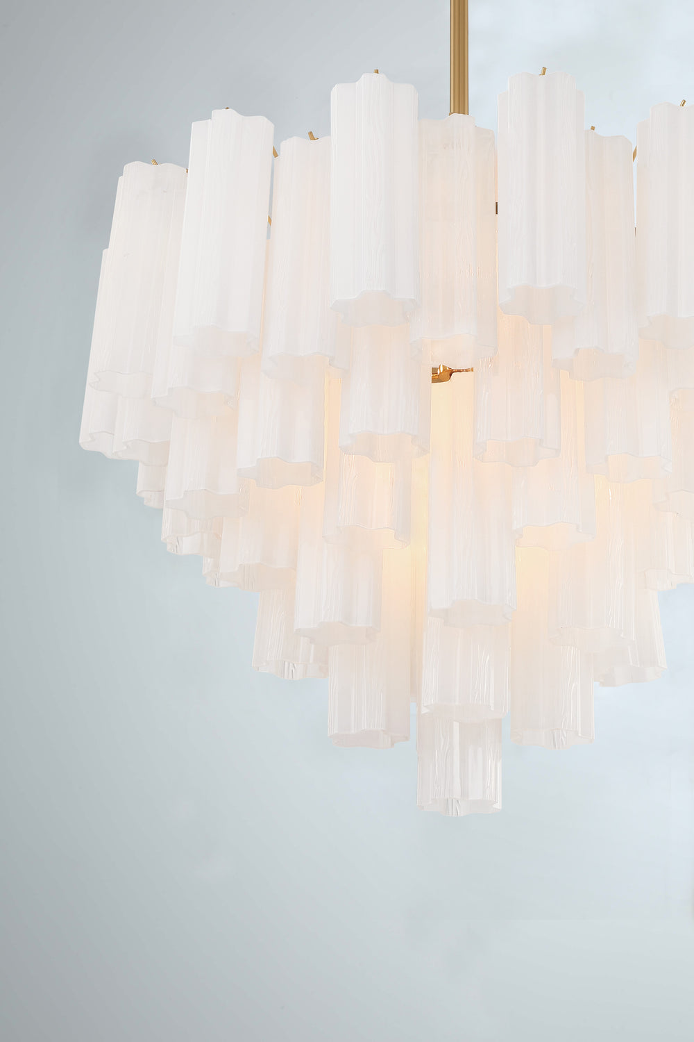 Crystorama Lighting ADD-312-AG-WH Addis 12 Light Aged Brass Chandelier, UL Dry Rated, Aged Brass