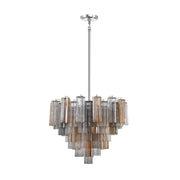 Crystorama Addis ADD-312-CH-AU – 26.75 Inch – 12 Light – Chandelier – Polished Chrome – Dry Rated