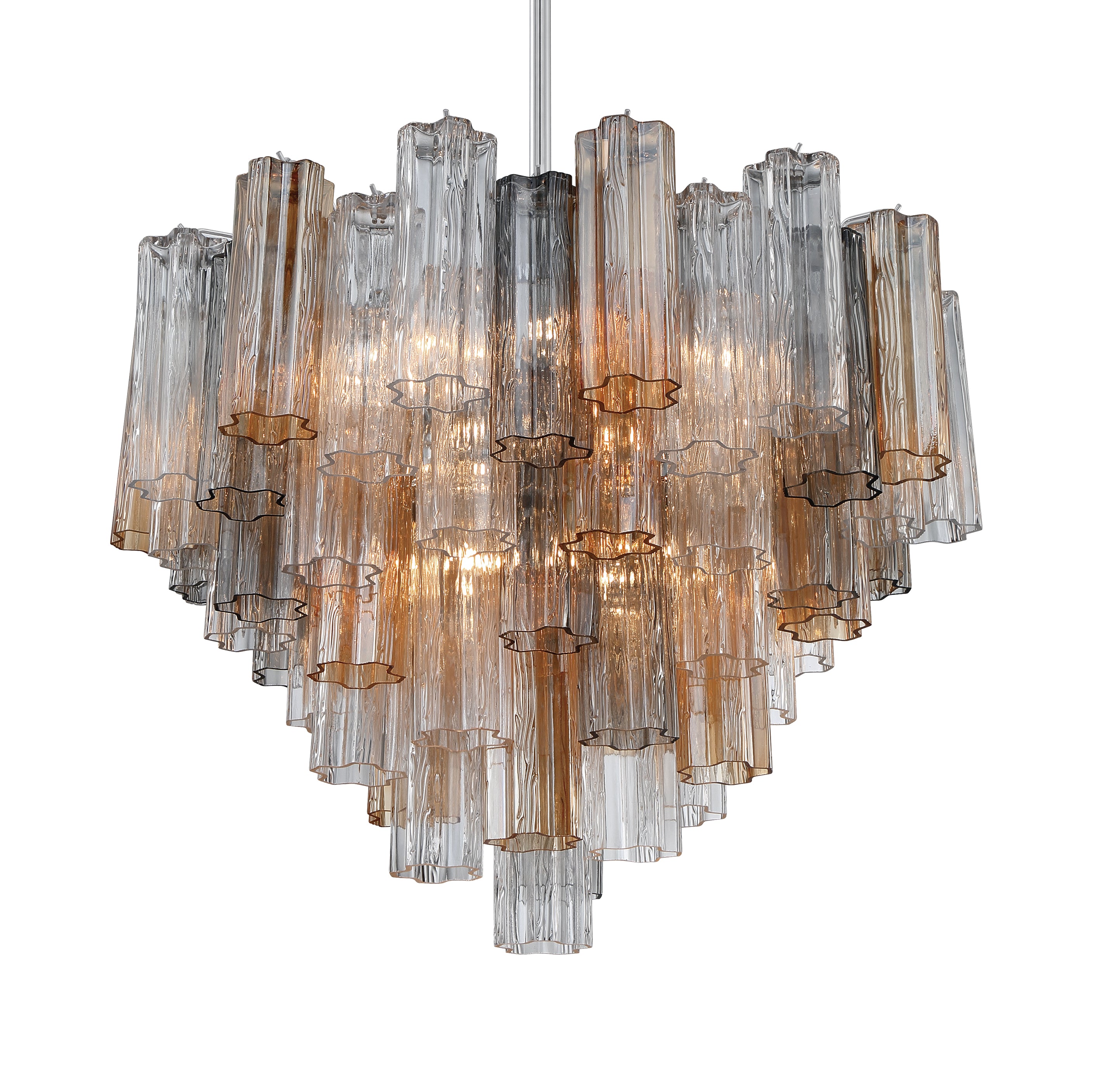 Crystorama Addis ADD-312-CH-AU – 26.75 Inch – 12 Light – Chandelier – Polished Chrome – Dry Rated