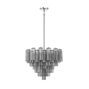 Crystorama Addis ADD-312-CH-SM – 26.75 Inch – 12 Light – Chandelier – Polished Chrome – Dry Rated