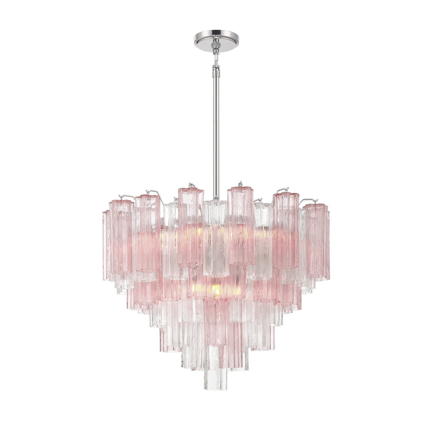 Crystorama Addis ADD-312-CH-SP – 26.75 Inch – 12 Light – Chandelier – Polished Chrome – Dry Rated