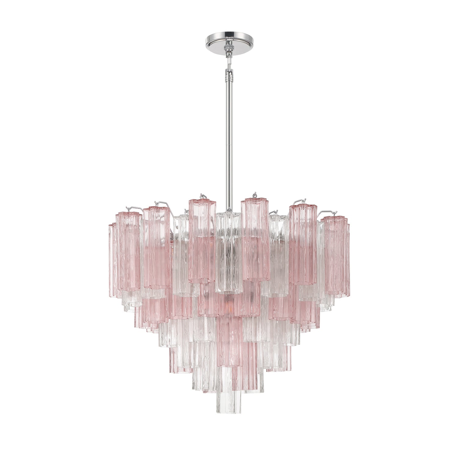 Crystorama Addis ADD-312-CH-SP – 26.75 Inch – 12 Light – Chandelier – Polished Chrome – Dry Rated