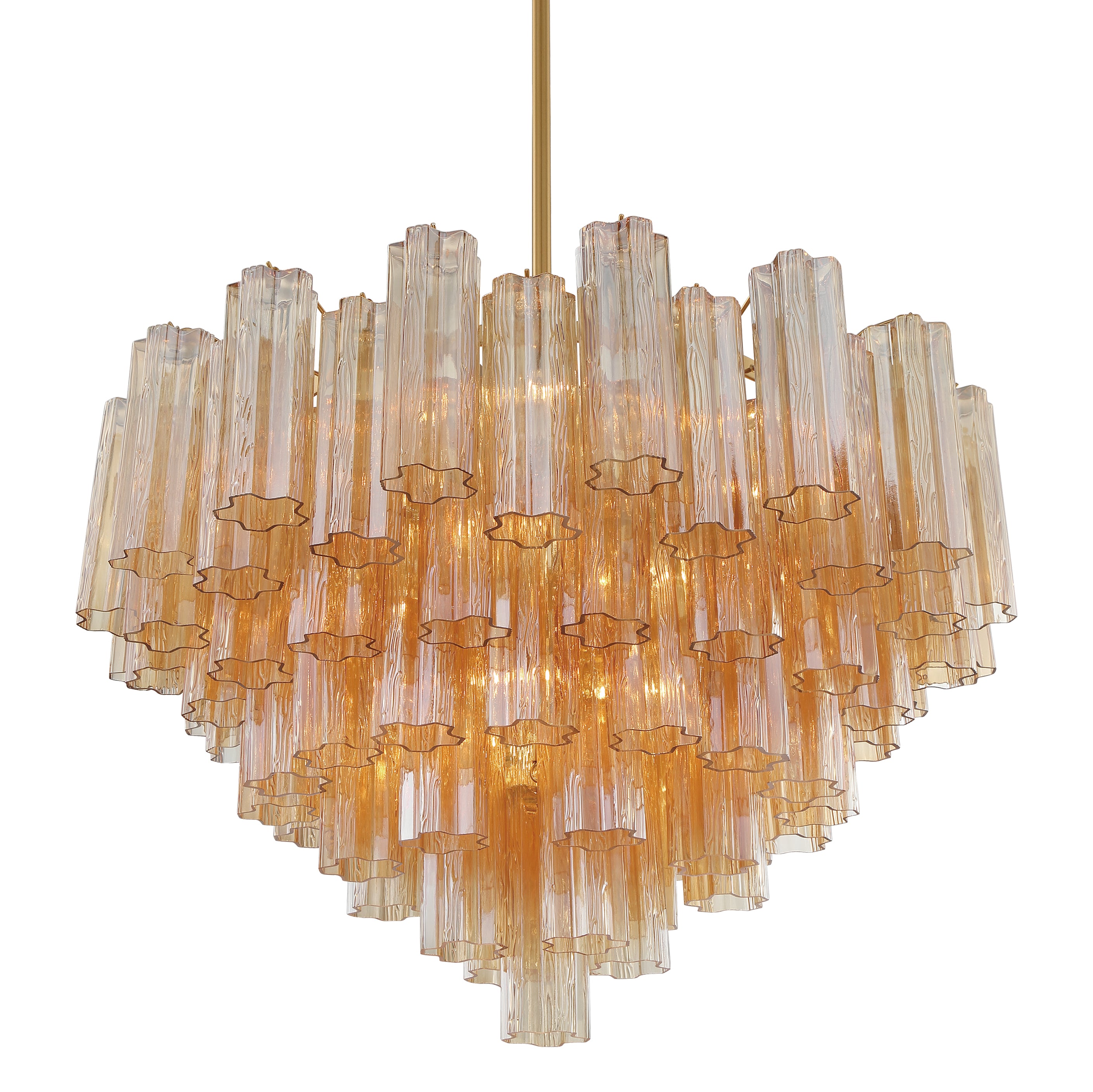 Crystorama Addis ADD-316-AG-AM – 32 Inch – 16 Light – Chandelier – Aged Brass – Dry Rated