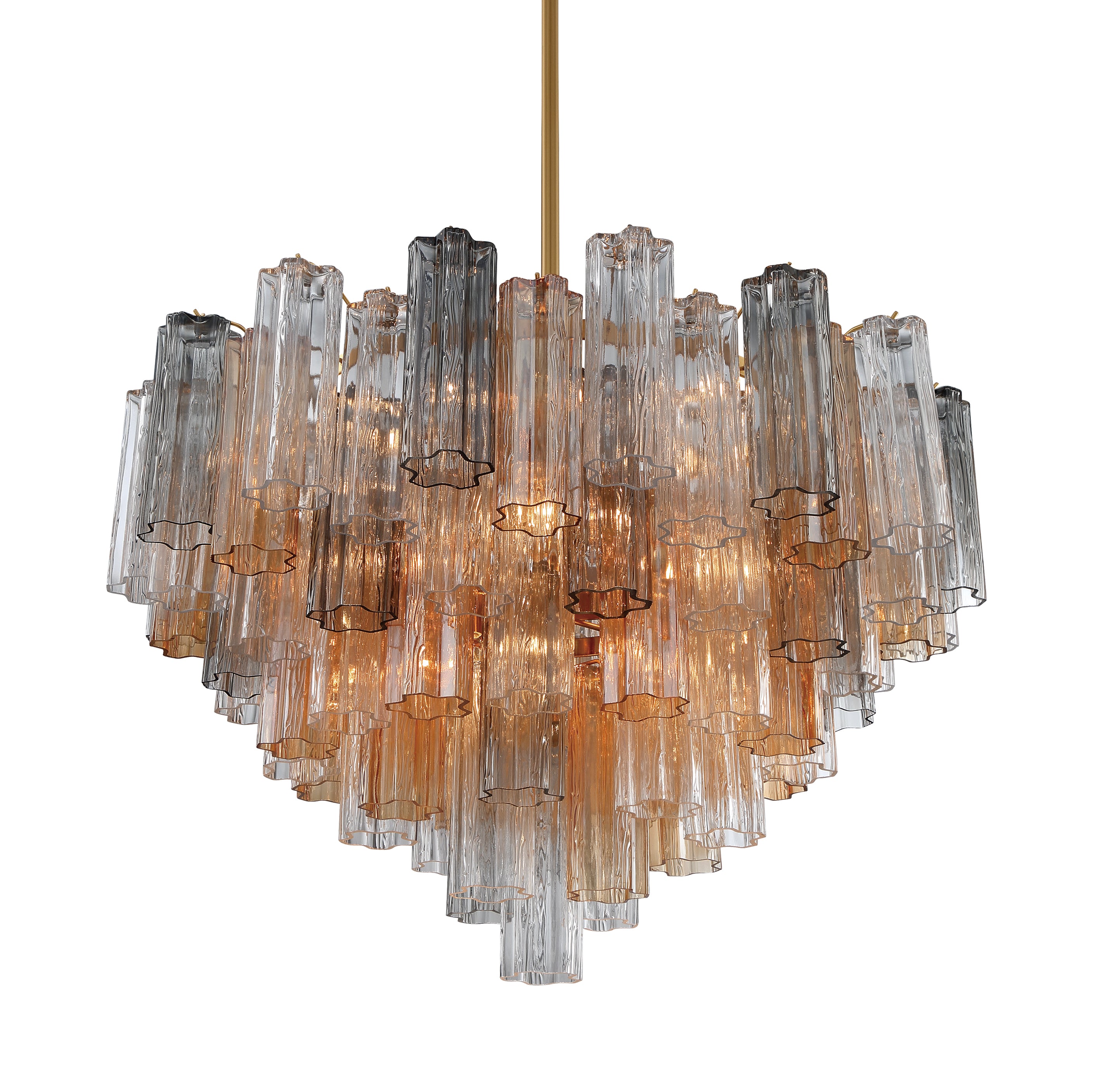 Crystorama Addis ADD-316-AG-AU – 32 Inch – 16 Light – Chandelier – Aged Brass – Dry Rated