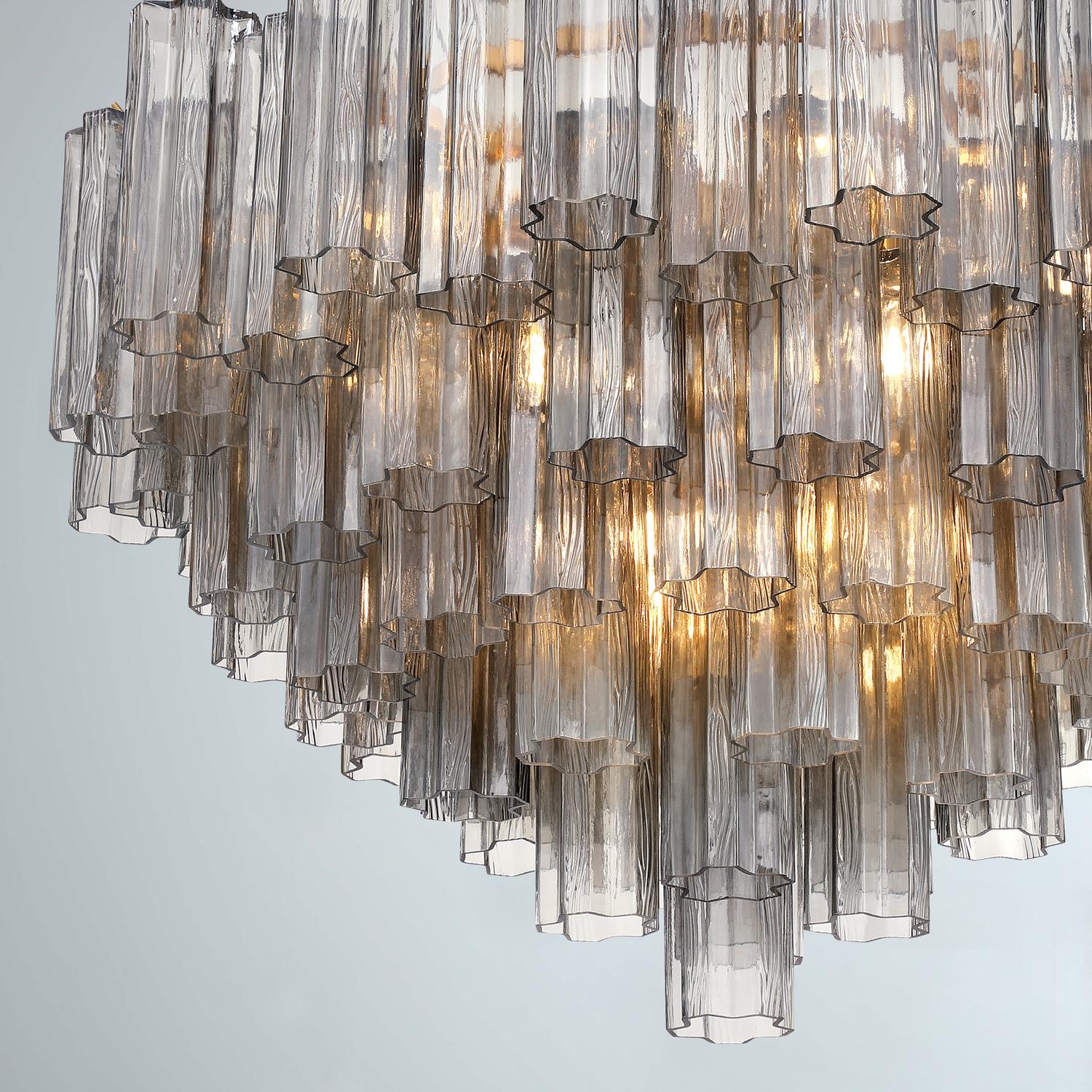 Crystorama Addis ADD-316-AG-SM – 32 Inch – 16 Light – Chandelier – Aged Brass – Dry Rated