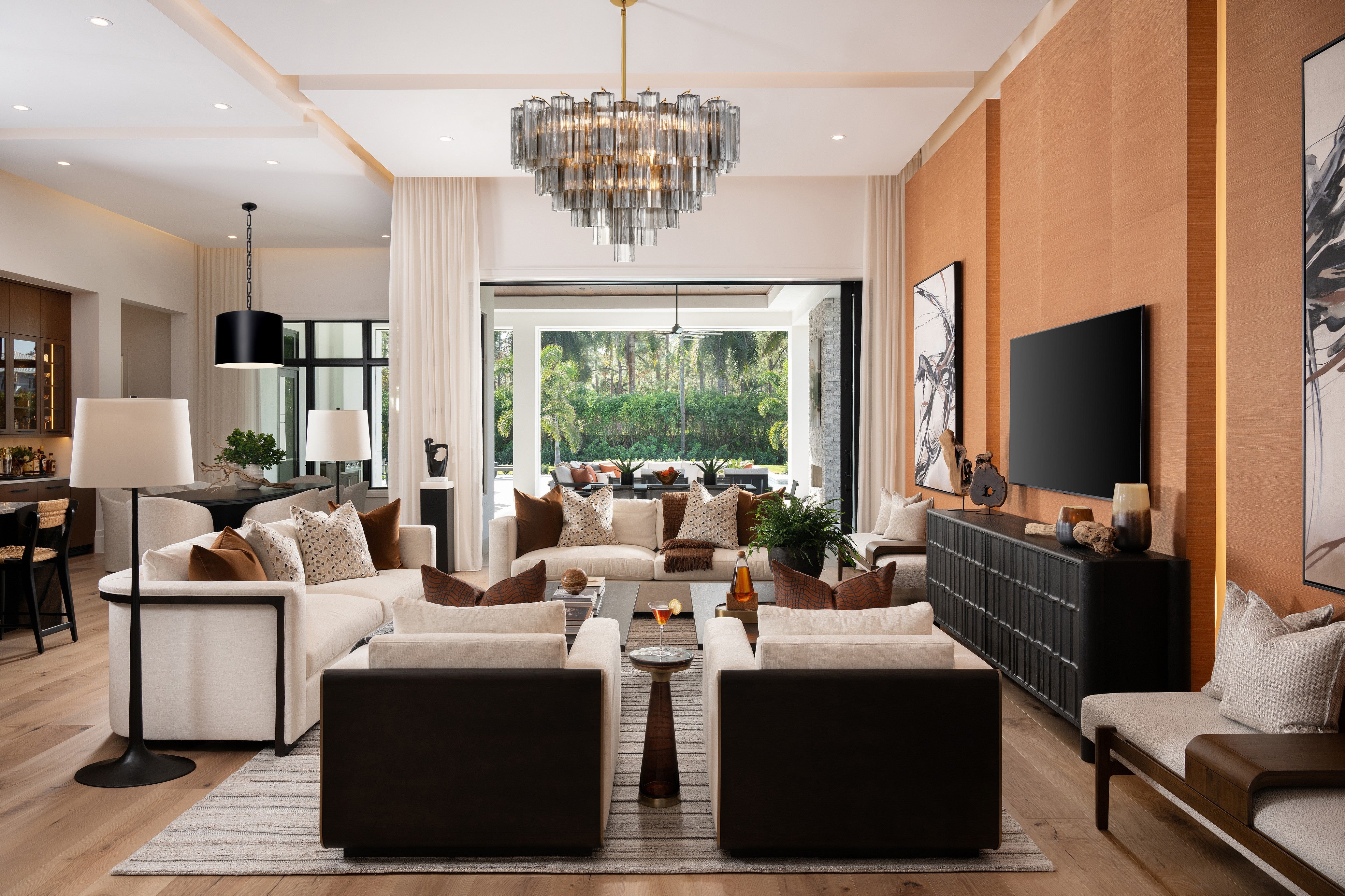 Crystorama Addis ADD-316-AG-SM – 32 Inch – 16 Light – Chandelier – Aged Brass – Dry Rated