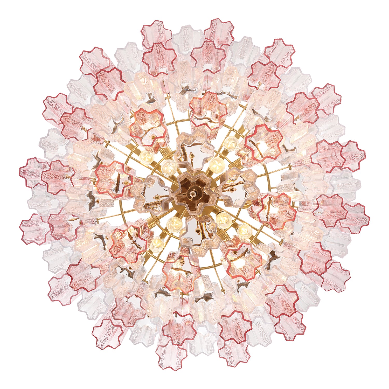 Crystorama Addis ADD-316-AG-SP – 32 Inch – 16 Light – Chandelier – Aged Brass – Dry Rated