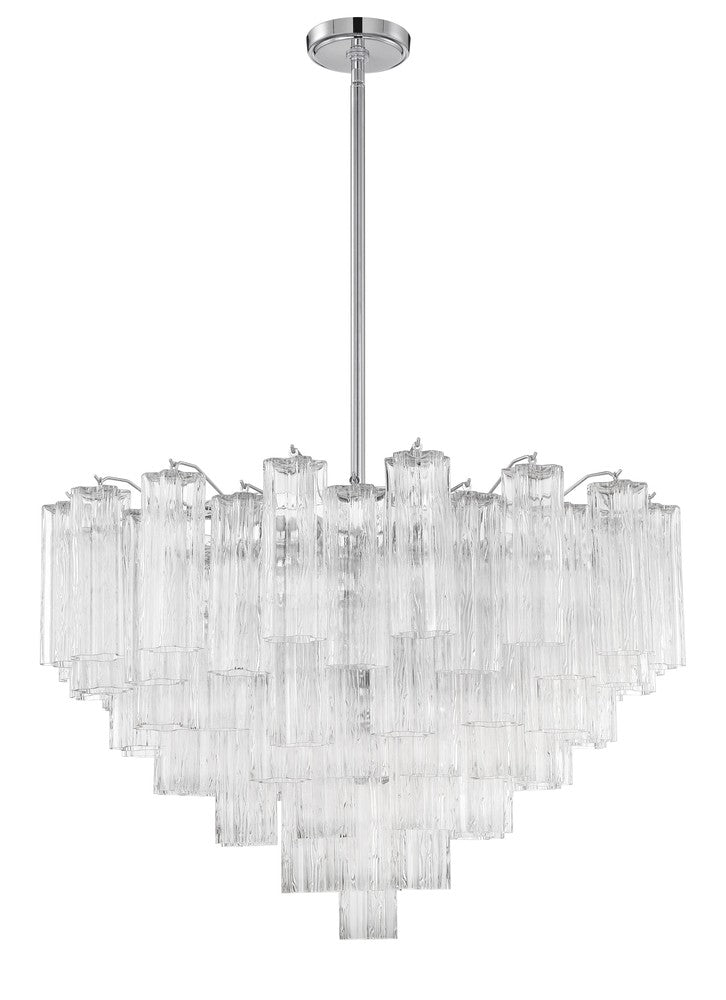 Crystorama ADDIS ADD-316-CH-CL Chandelier Modern - Polished Chrome