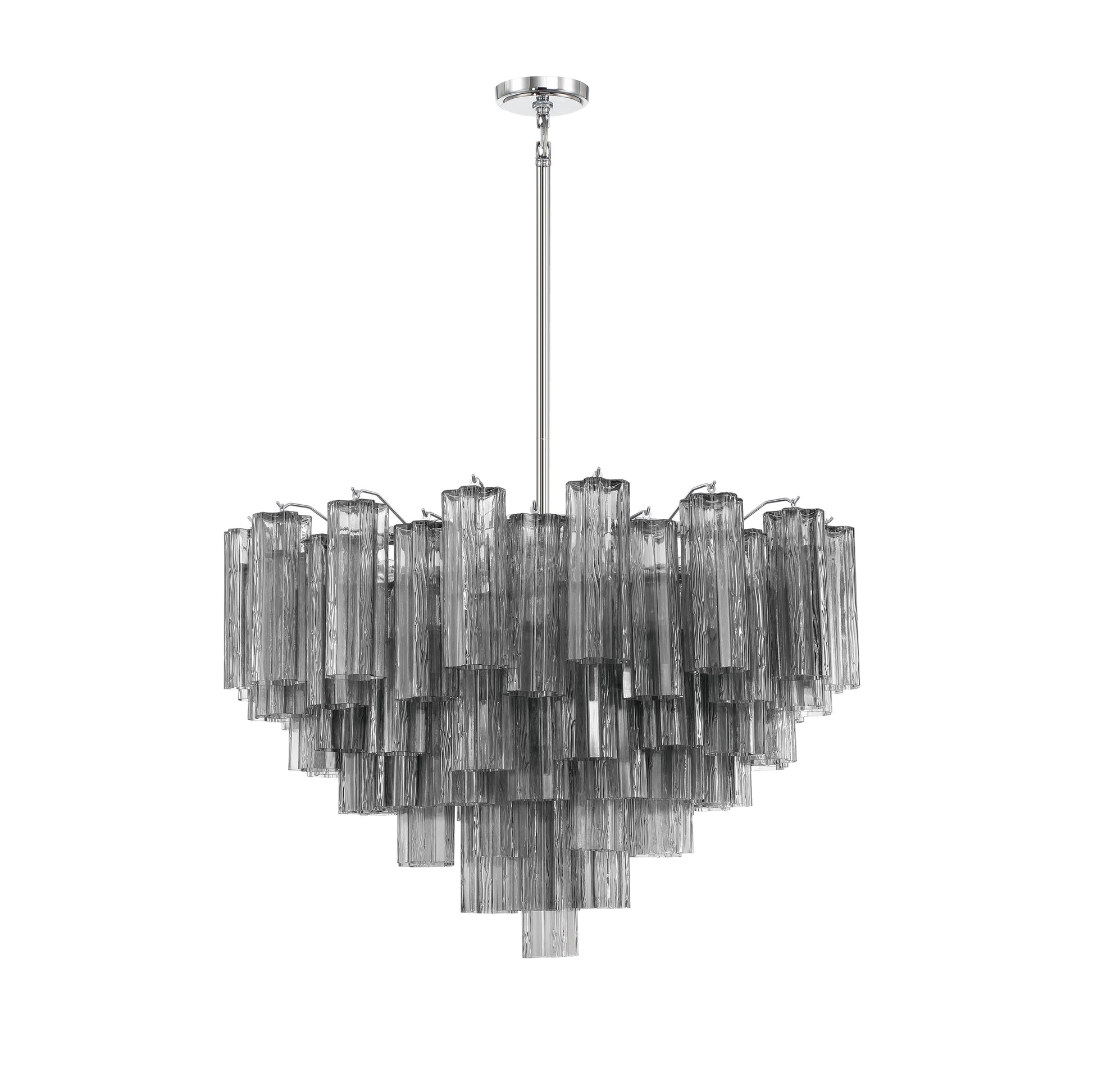 Crystorama Addis ADD-316-CH-SM – 32 Inch – 16 Light – Chandelier – Polished Chrome – Dry Rated