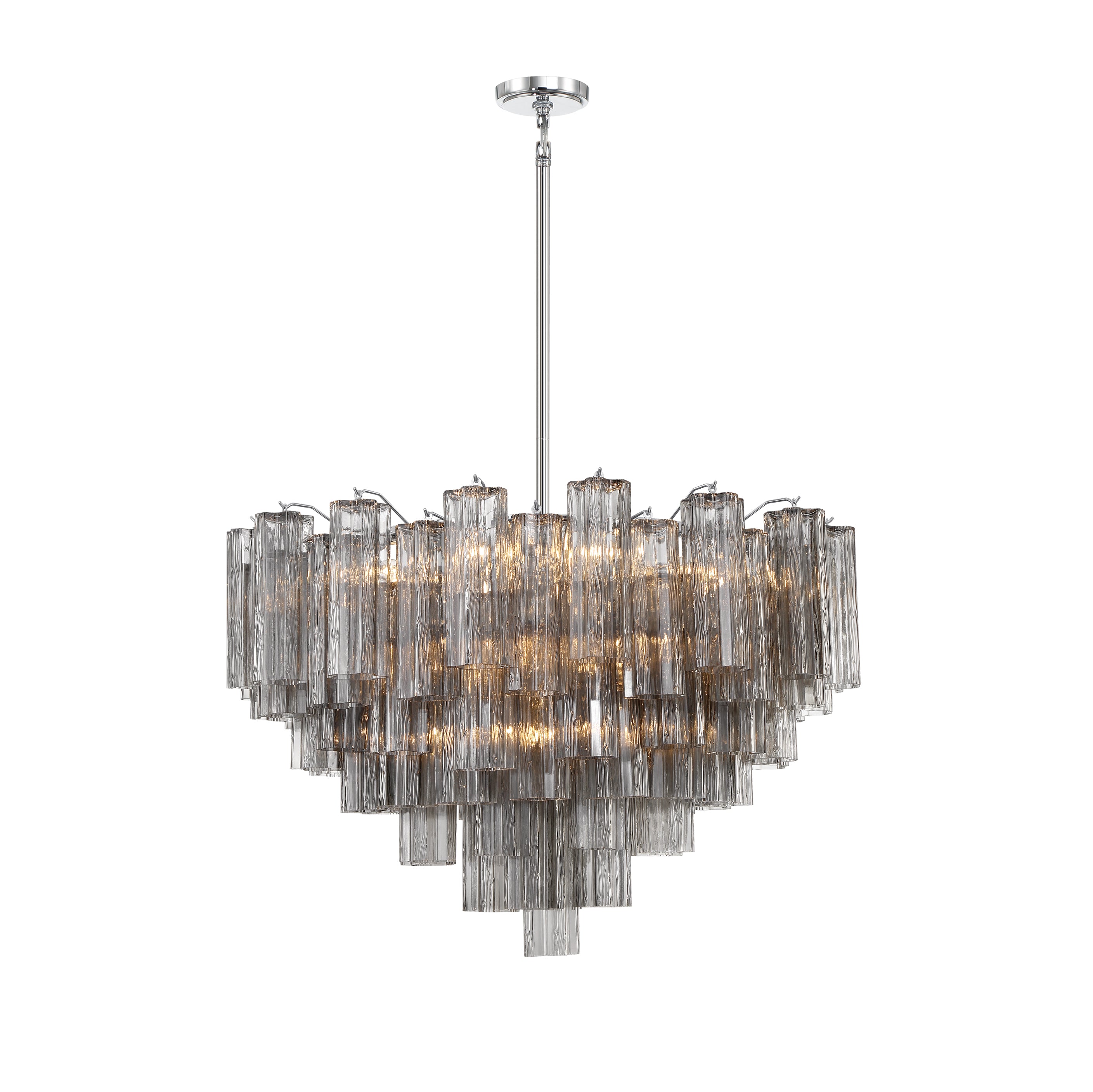 Crystorama Addis ADD-316-CH-SM – 32 Inch – 16 Light – Chandelier – Polished Chrome – Dry Rated