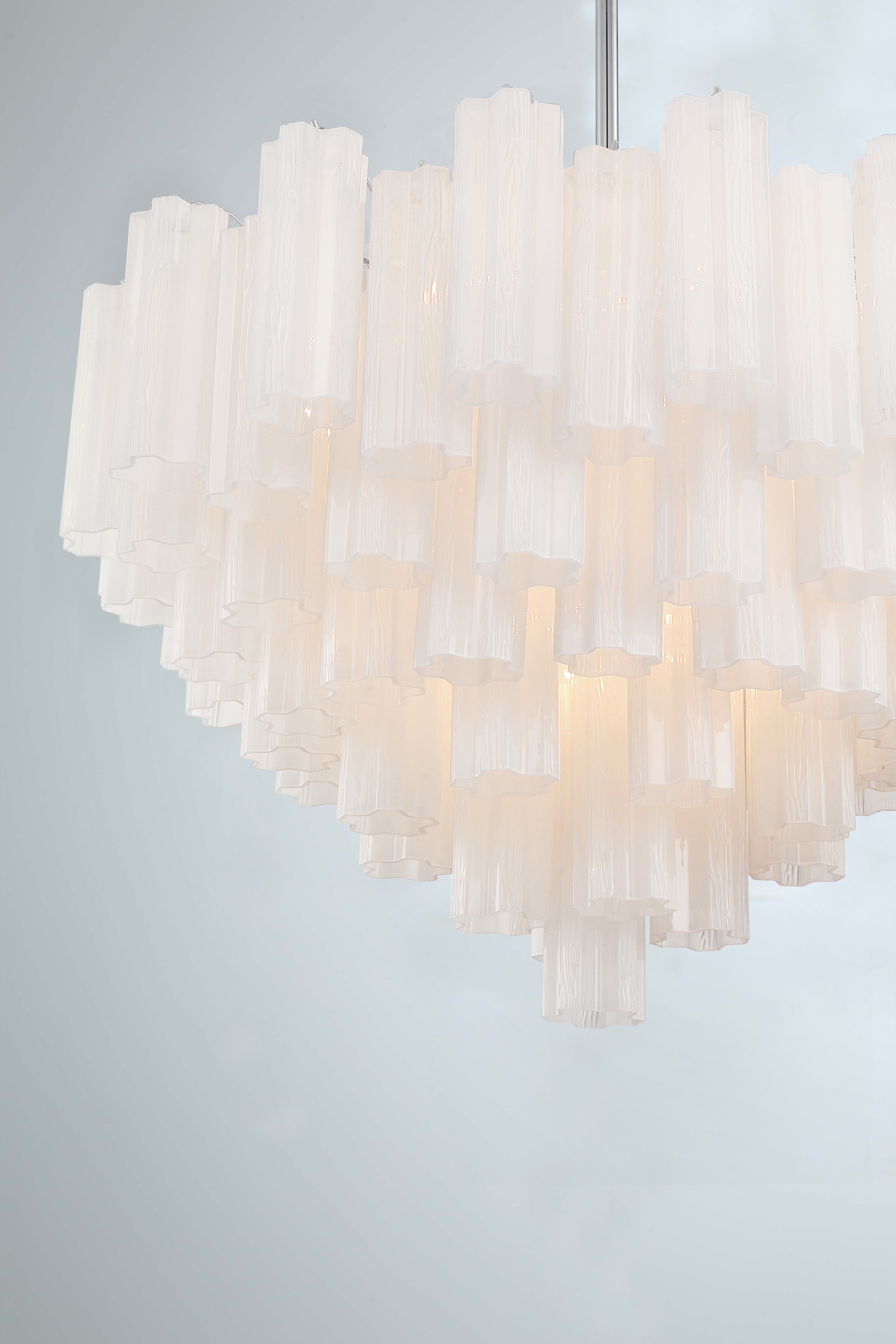 Crystorama Addis ADD-316-CH-WH – 32 Inch – 16 Light – Chandelier – Polished Chrome – Dry Rated