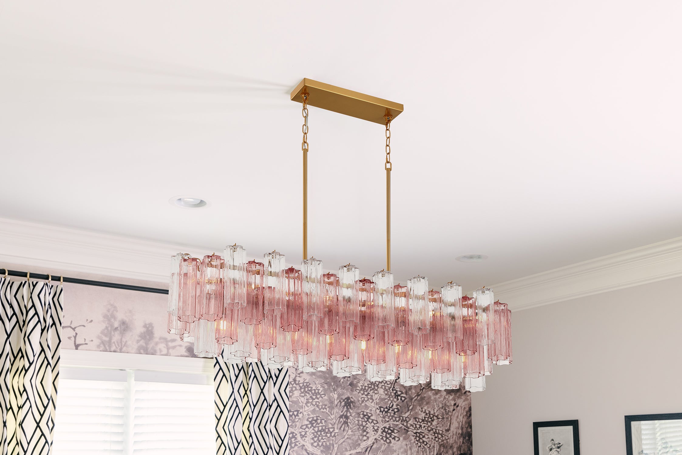 Crystorama Addis ADD-317-AG-SP – 52 Inch – 14 Light – Chandelier – Aged Brass – Dry Rated