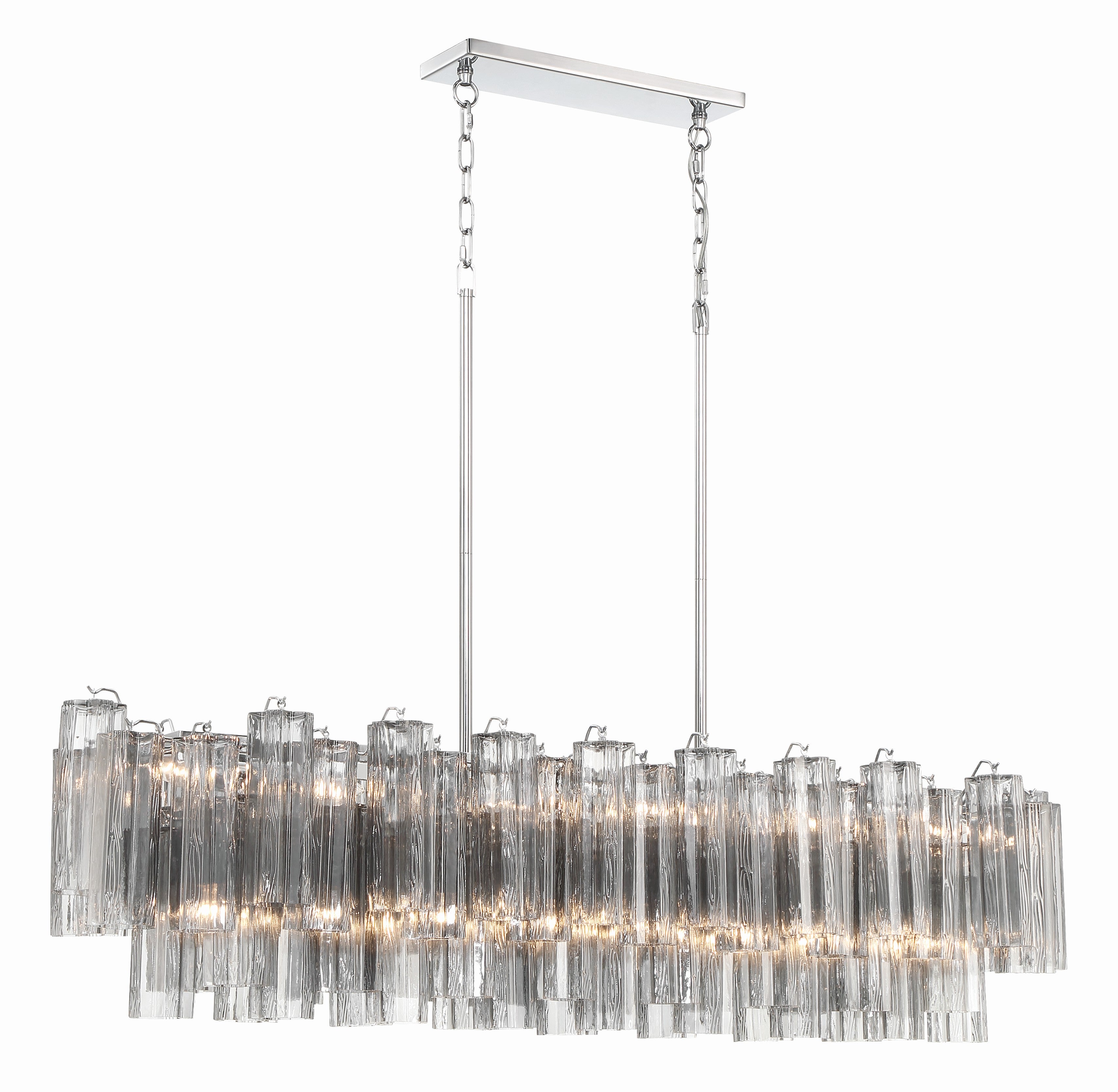 Crystorama Addis ADD-317-CH-SM – 52 Inch – 14 Light – Chandelier – Polished Chrome – Dry Rated