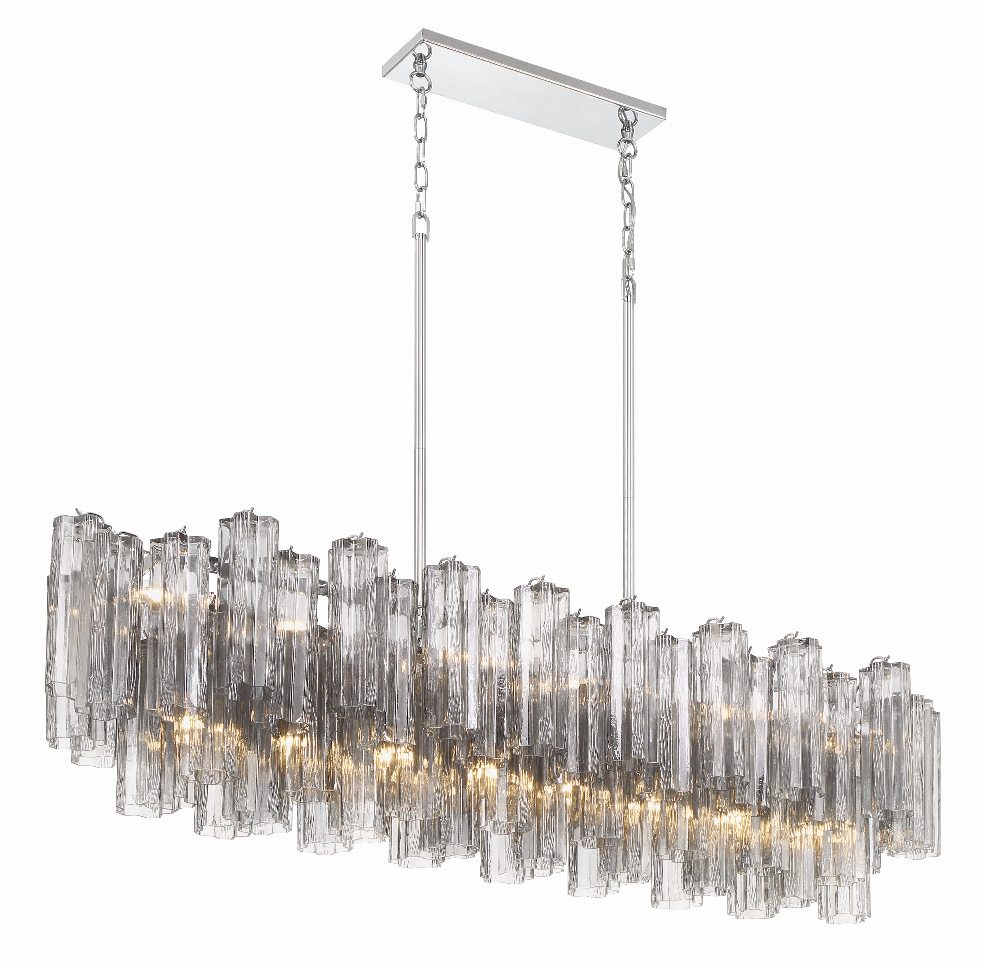Crystorama Addis ADD-317-CH-SM – 52 Inch – 14 Light – Chandelier – Polished Chrome – Dry Rated