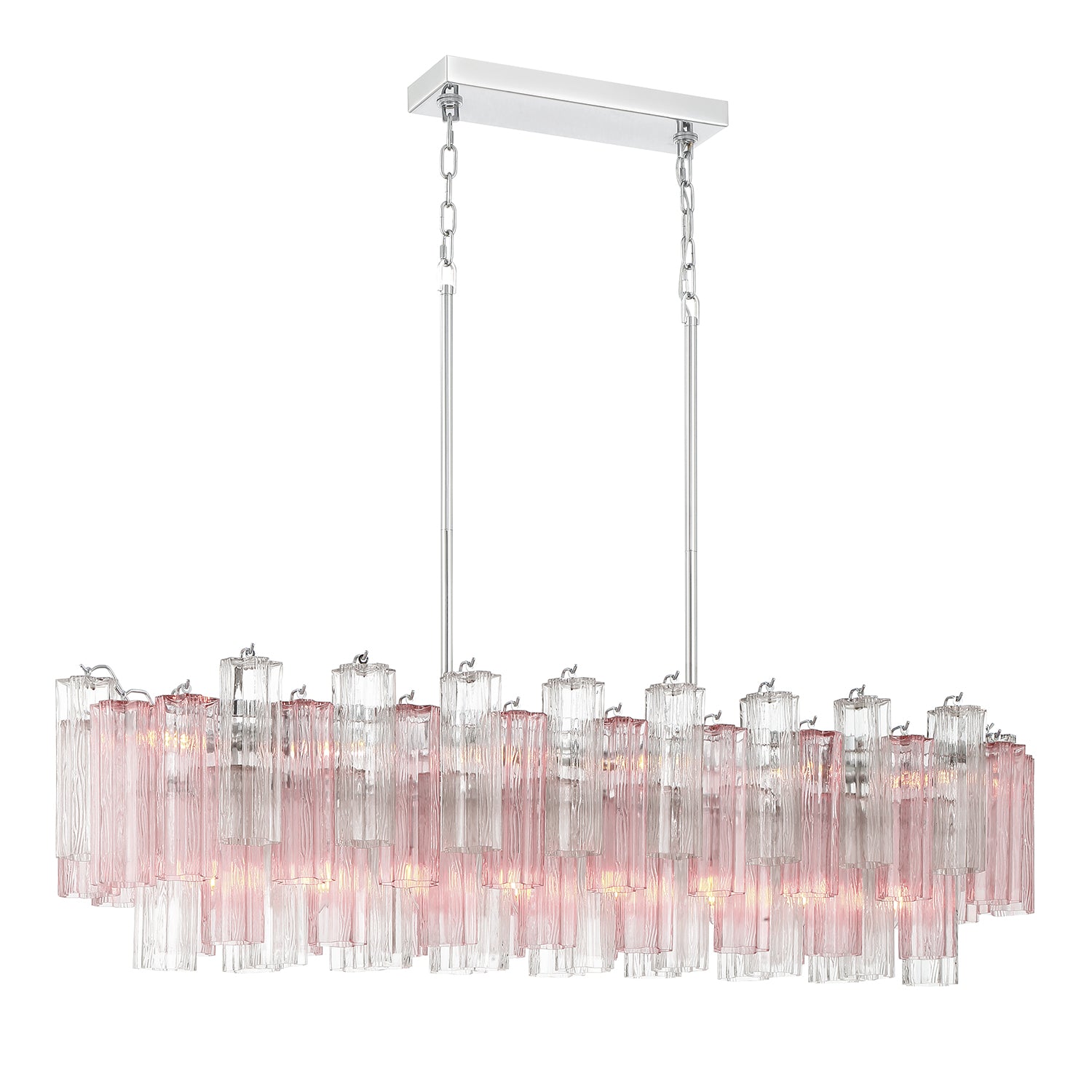 Crystorama Addis ADD-317-CH-SP – 52 Inch – 14 Light – Chandelier – Polished Chrome – Dry Rated