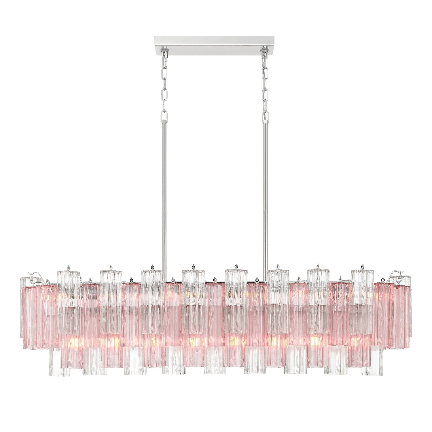 Crystorama Addis ADD-317-CH-SP – 52 Inch – 14 Light – Chandelier – Polished Chrome – Dry Rated