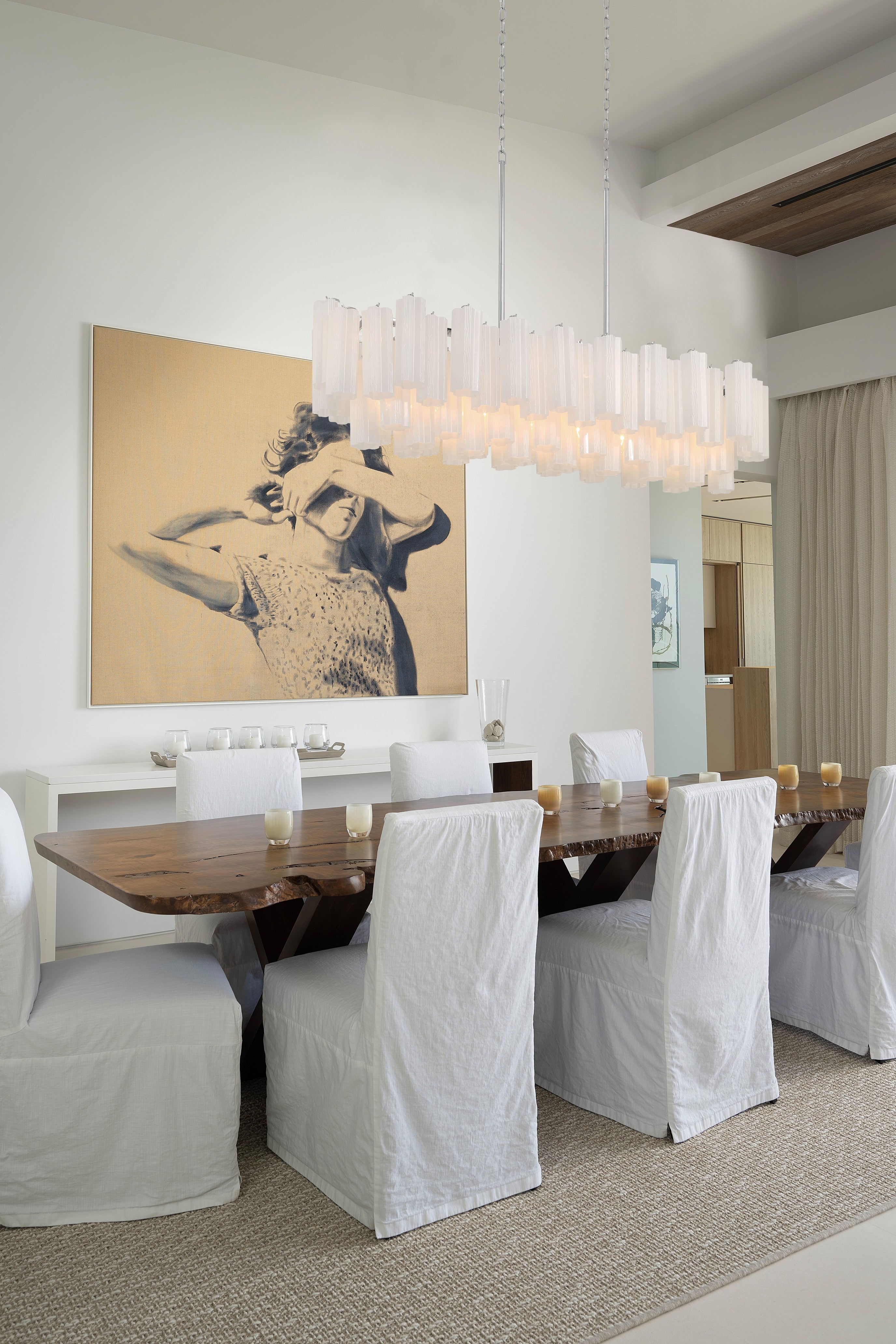 Crystorama Addis ADD-317-CH-WH – 52 Inch – 14 Light – Chandelier – Polished Chrome – Dry Rated