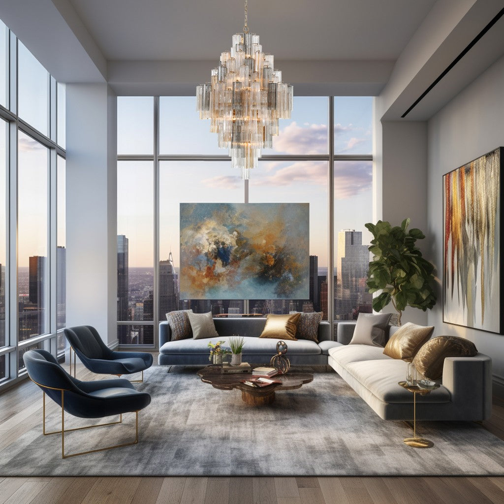 Crystorama Addis ADD-319-AG-AU – 31.5 Inch – 20 Light – Chandelier – Aged Brass – Dry Rated