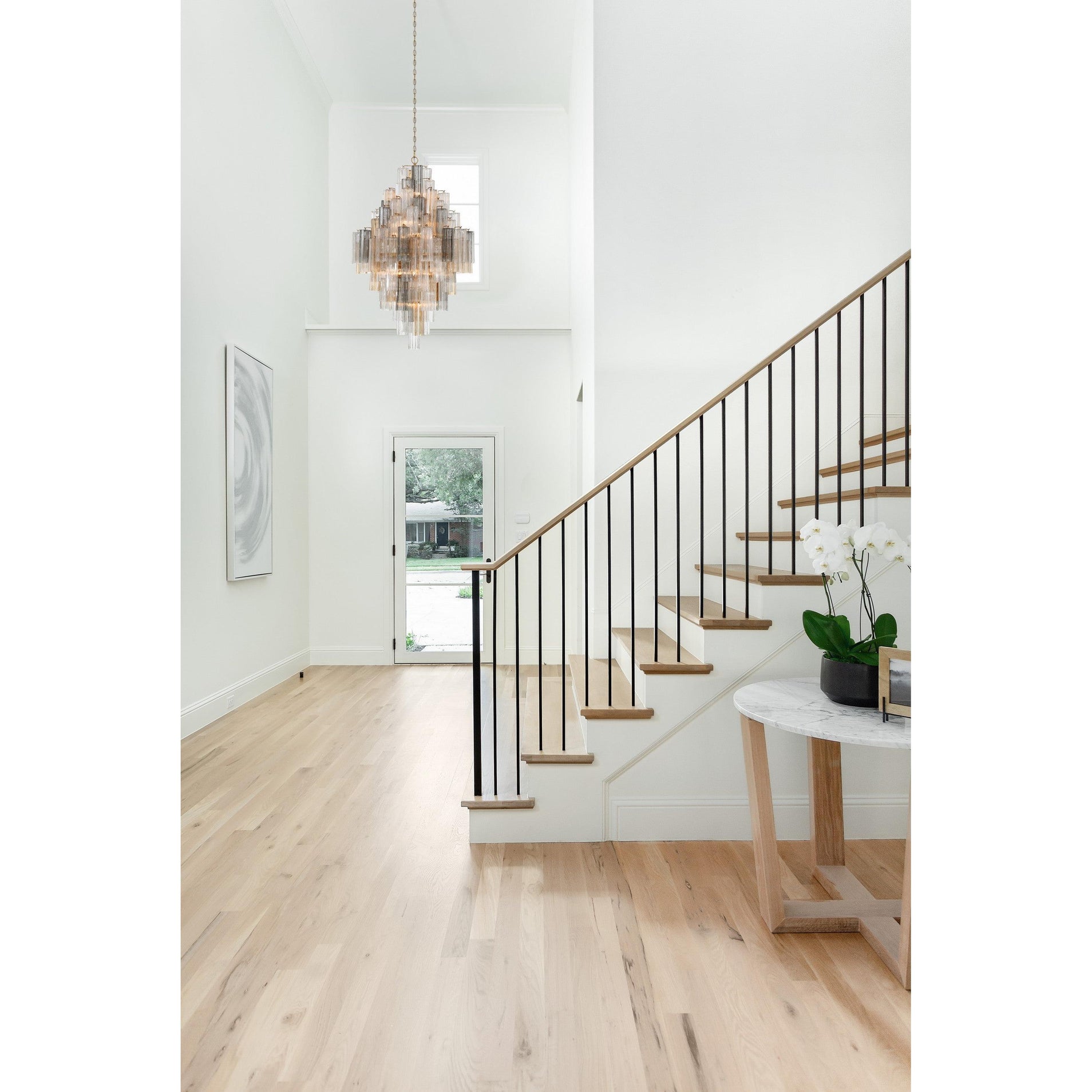 Crystorama Addis ADD-319-AG-AU – 31.5 Inch – 20 Light – Chandelier – Aged Brass – Dry Rated