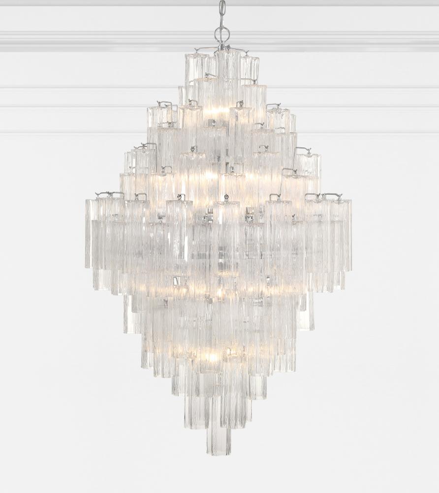 Crystorama ADDIS ADD-319-CH-CL Chandelier Modern - Polished Chrome