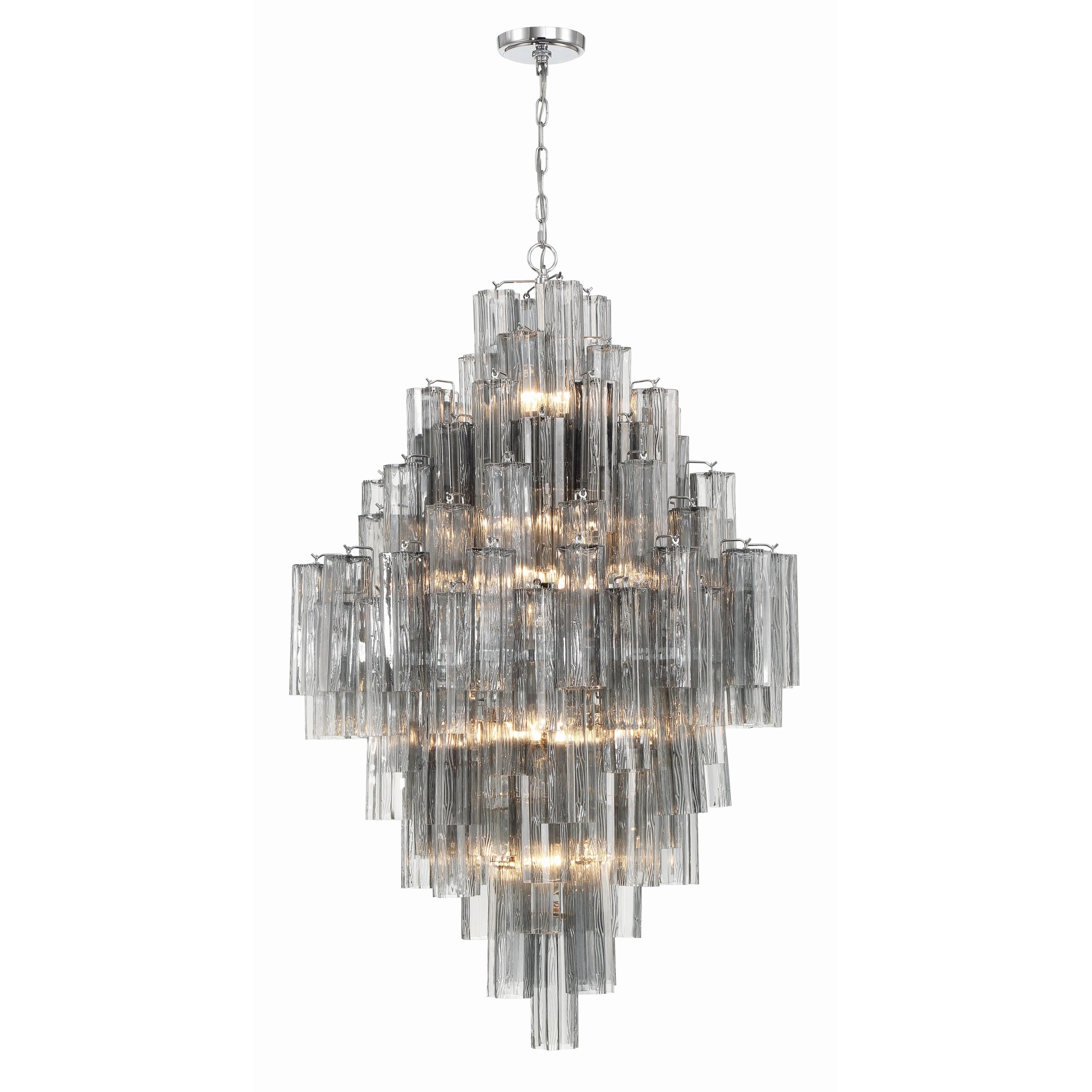 Addis 20 Light Polished Chrome Chandelier