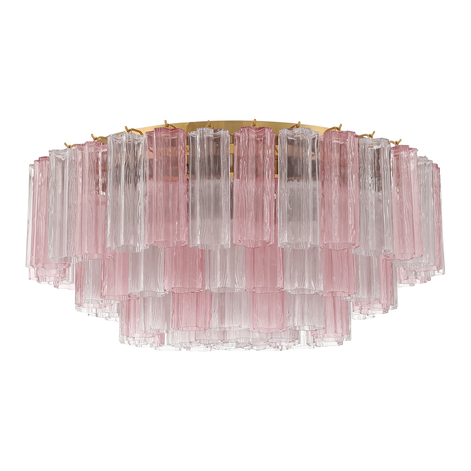 Crystorama Addis ADD-331-AG-SP – 32 Inch – 16 Light – Semi Flush Mount Light – Aged Brass – Damp Rated