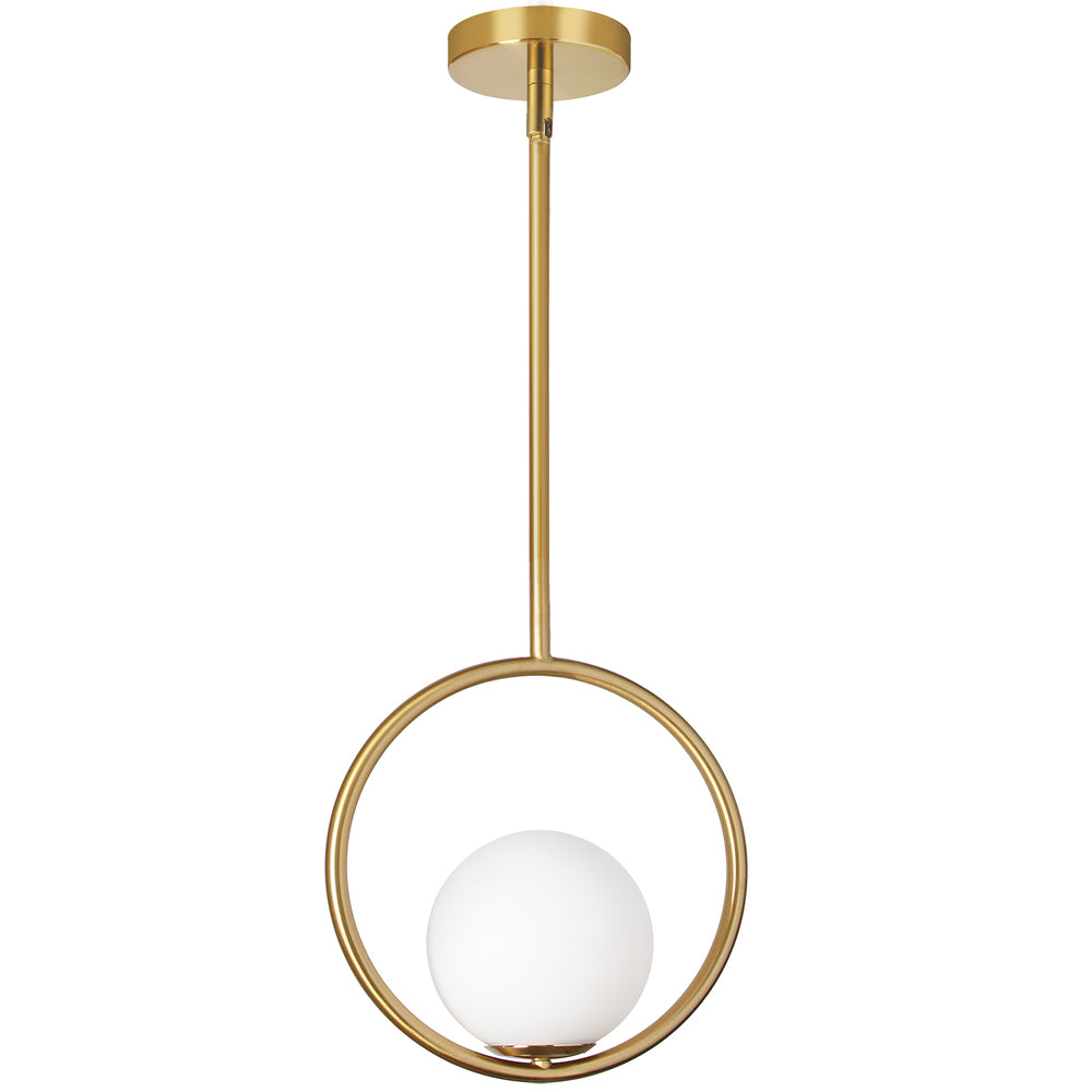 Dainolite ADRIENNA ADR-101P-AGB Pendant Modern - Aged Brass