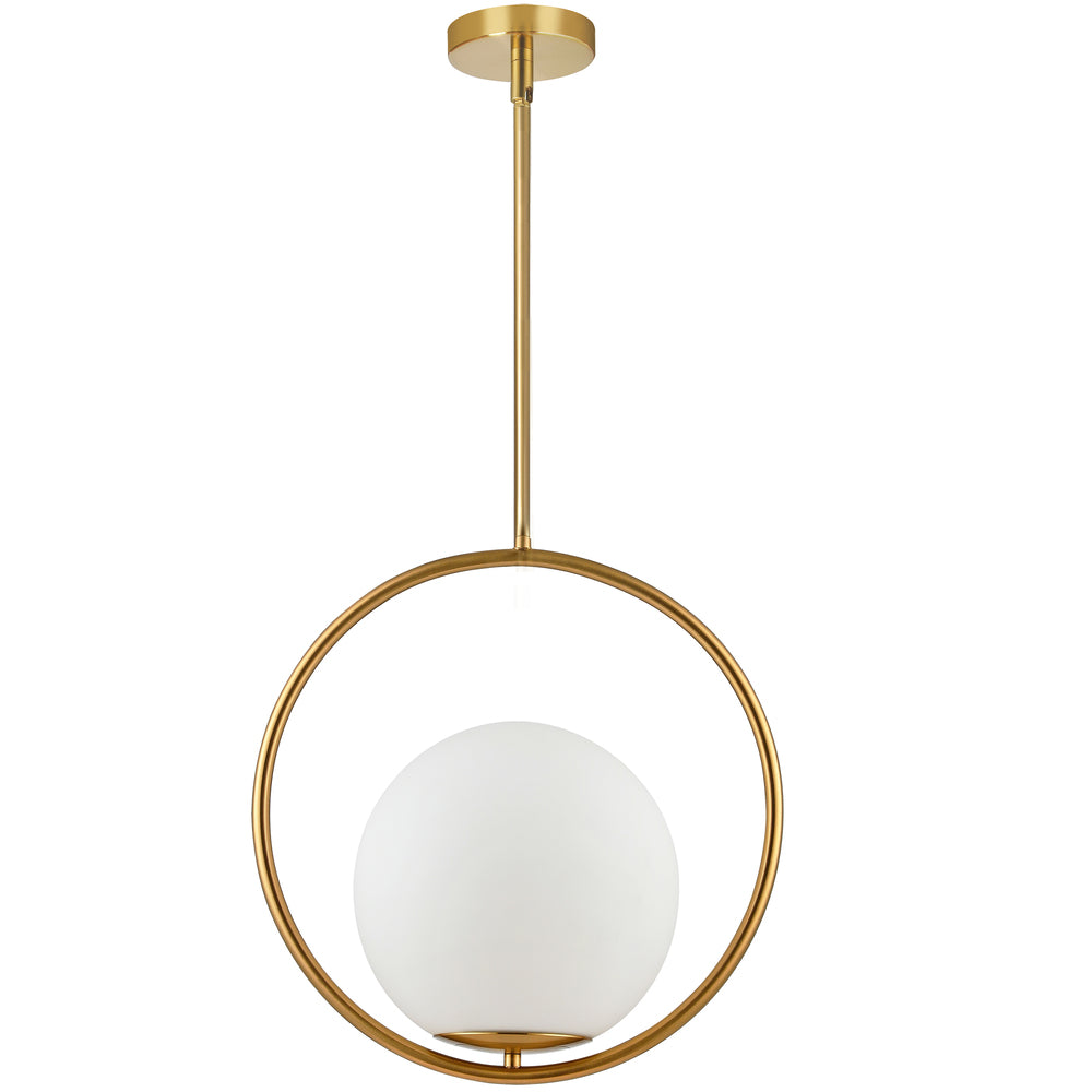 Dainolite ADRIENNA ADR-161P-AGB Pendant Modern - Aged Brass