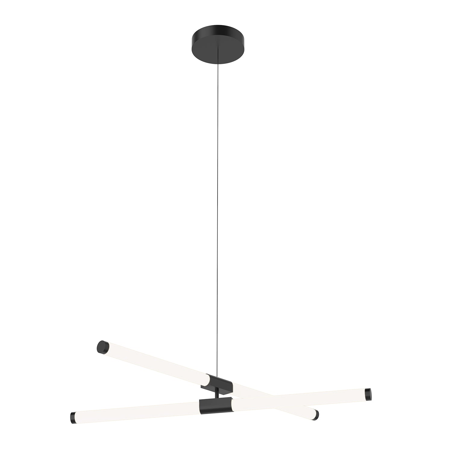 Akari 37-in Black LED Chandeliers
