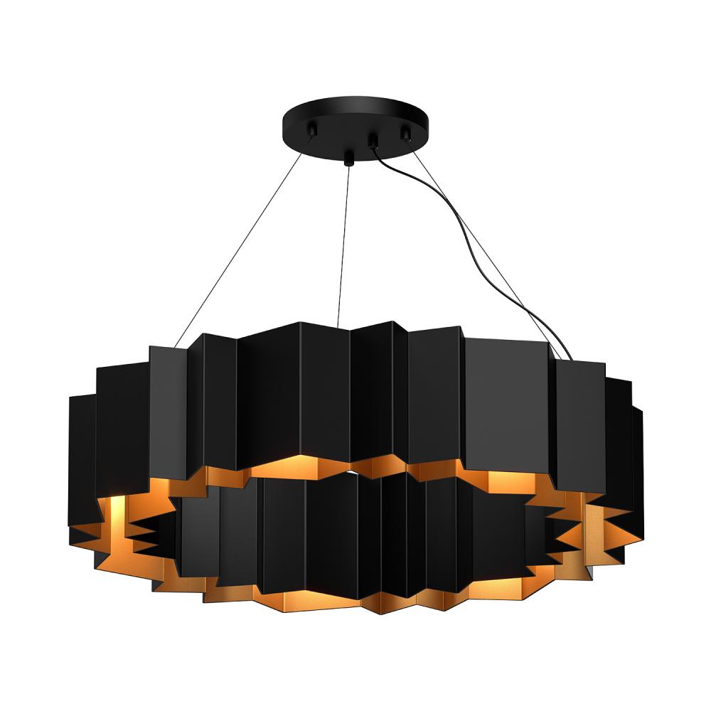 Kuzco Lighting Inc. AKIRA CH58030-BK/GD Chandelier - Black Gold