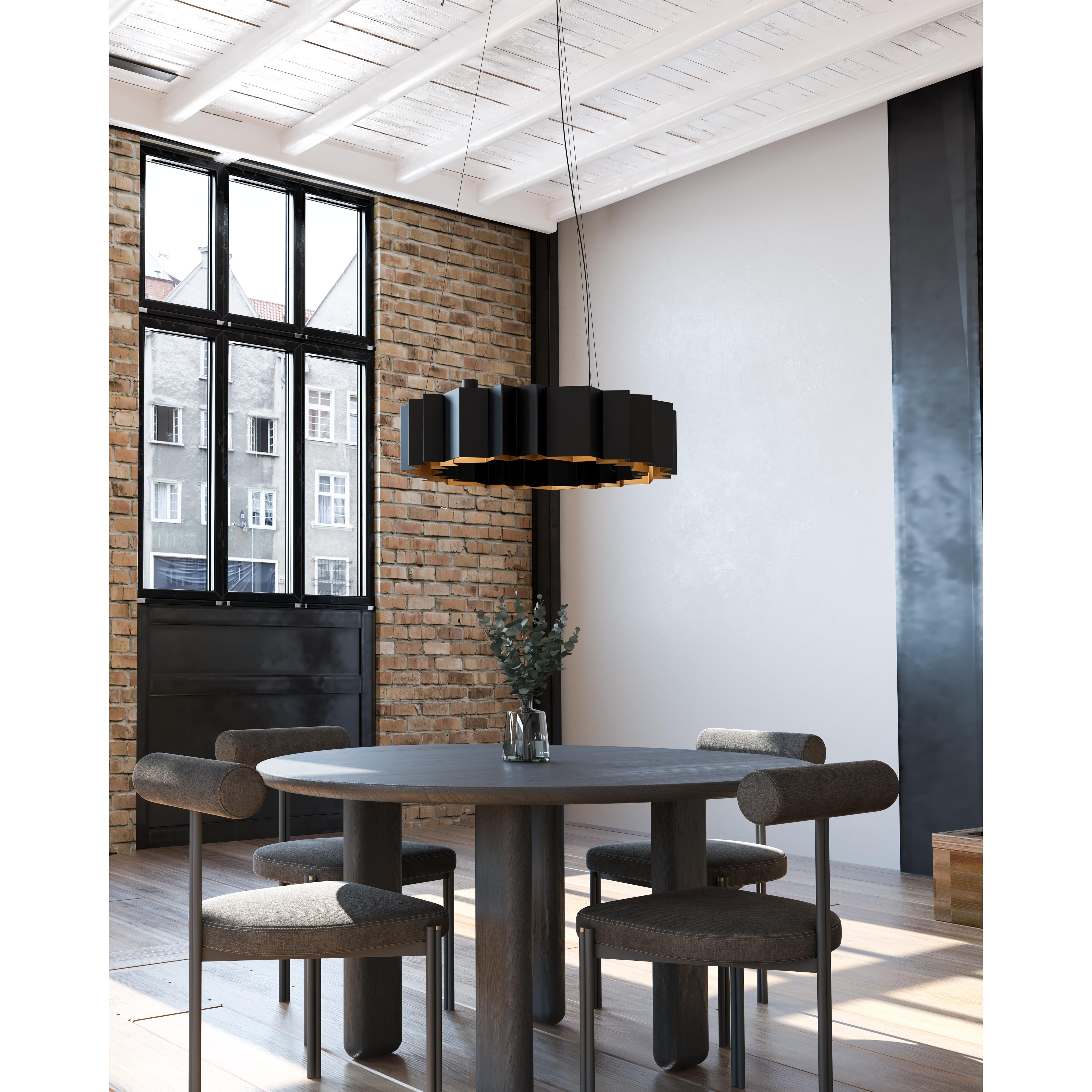 Akira 40-in Black/Gold 12 Lights Chandeliers