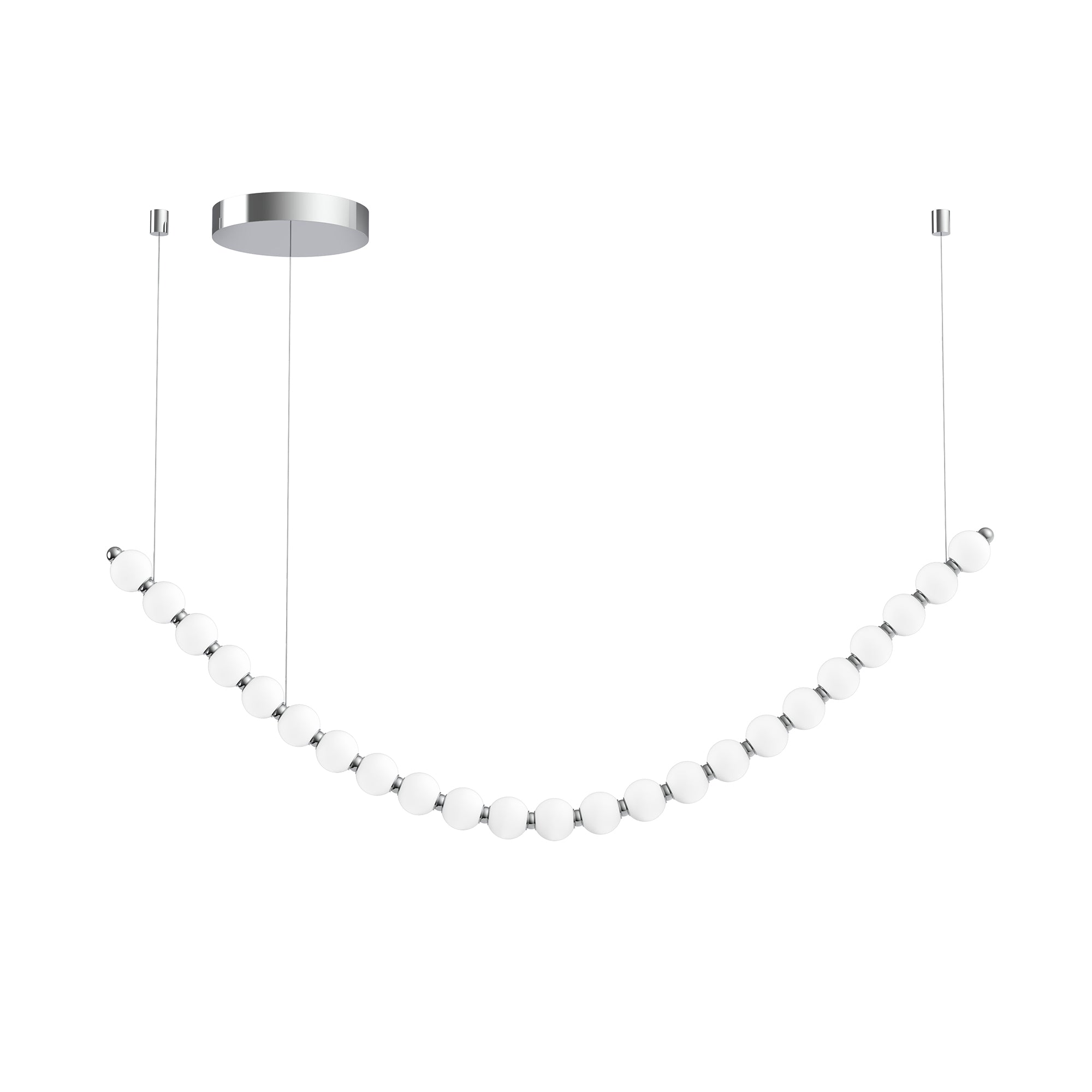 Akoya 23 Light Chrome LED Chandeliers