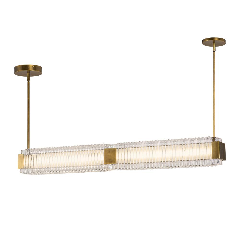 Alora Lighting ALAI LP374247VBCR-UNV Pendant - Vintage Brass