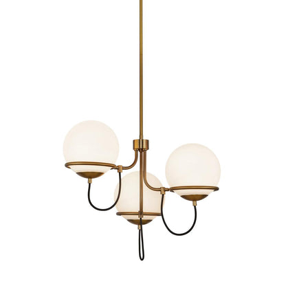 Alora Lighting ALBA CH458323AGOP Chandelier Transitional - Aged Brass