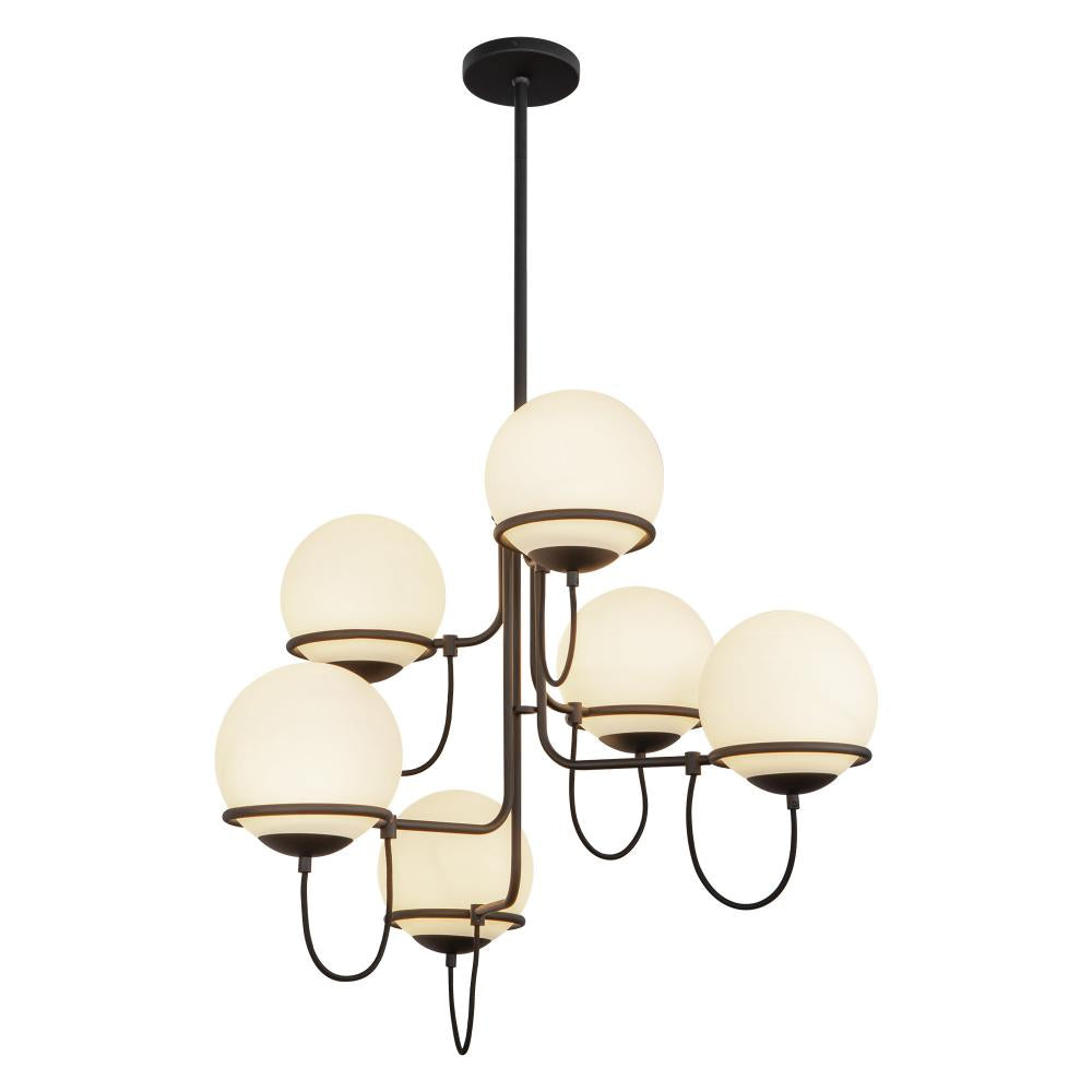 Alora Lighting ALBA CH458632MBOP Chandelier Transitional - Matte Black