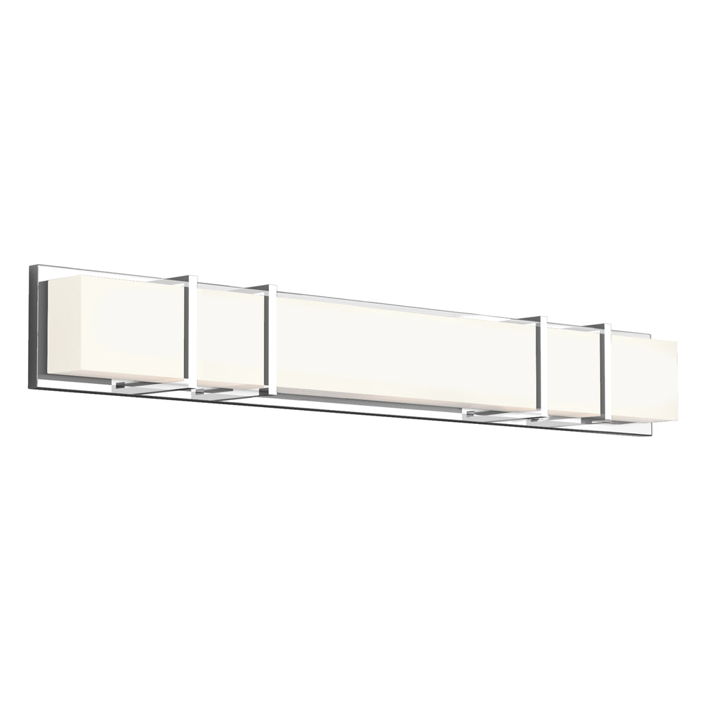 Kuzco Lighting VL61638-CH Vanity Light Fixture, UL Damp Rated, Chrome