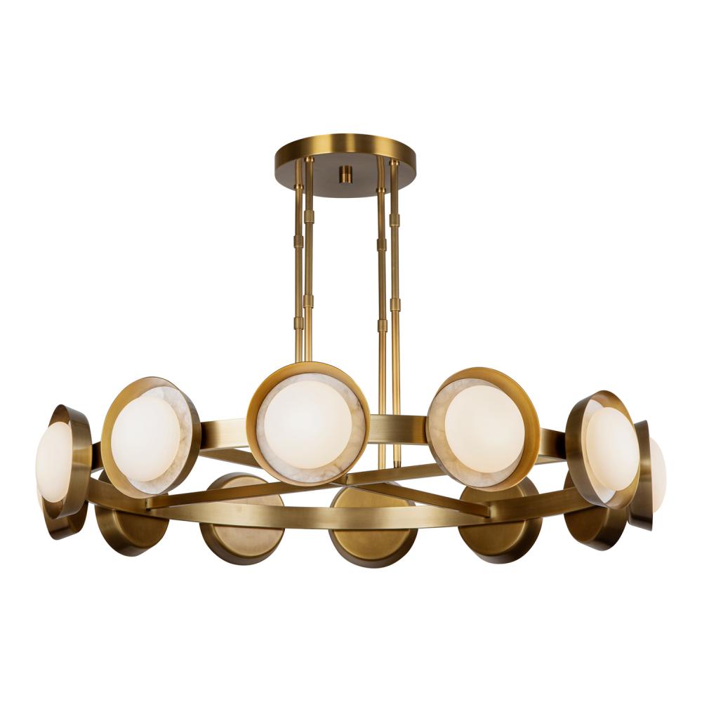 Alora Lighting ALONSO CH320050VB Chandelier - Vintage Brass