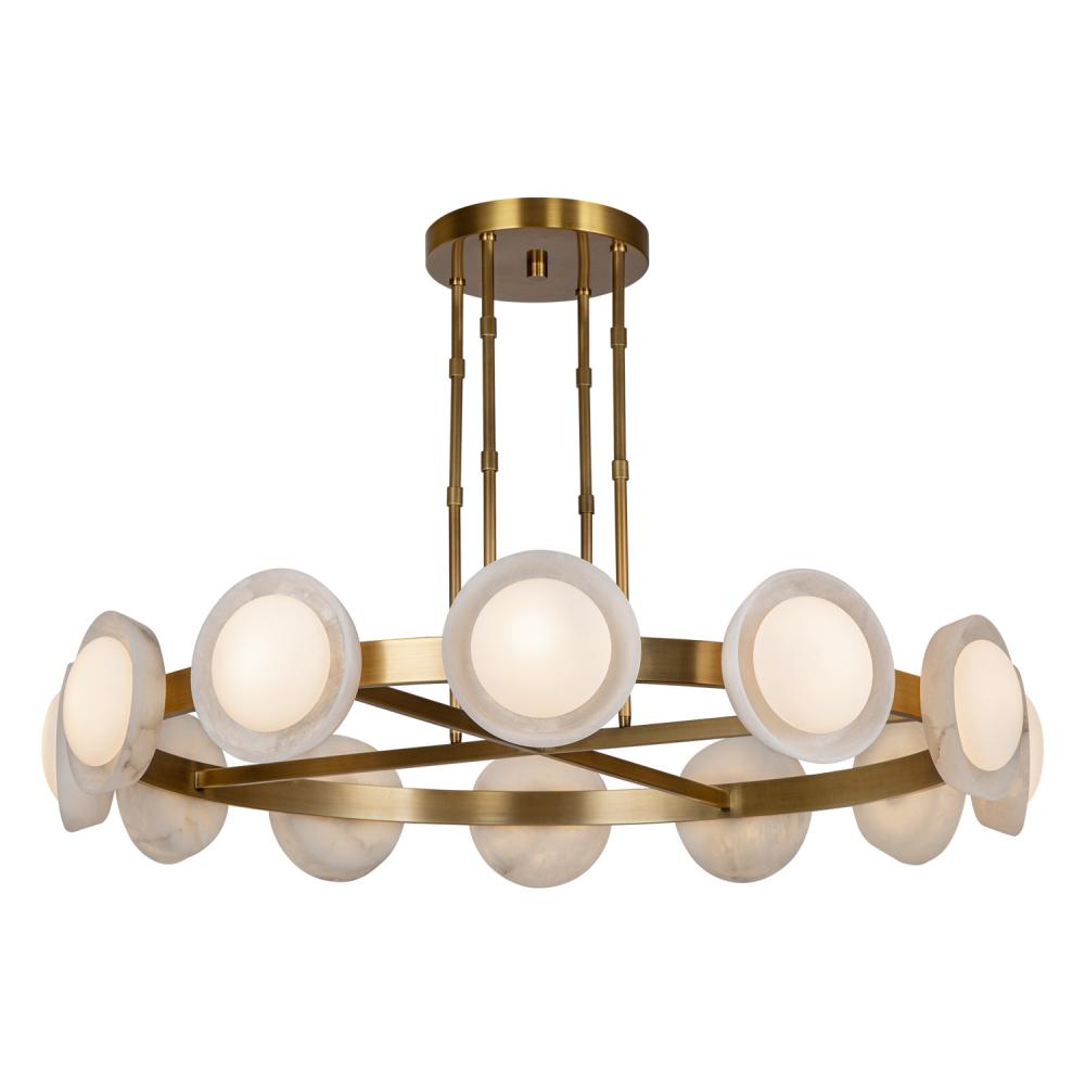 Alora Lighting ALONSO CH320050VBAR Chandelier - Vintage Brass