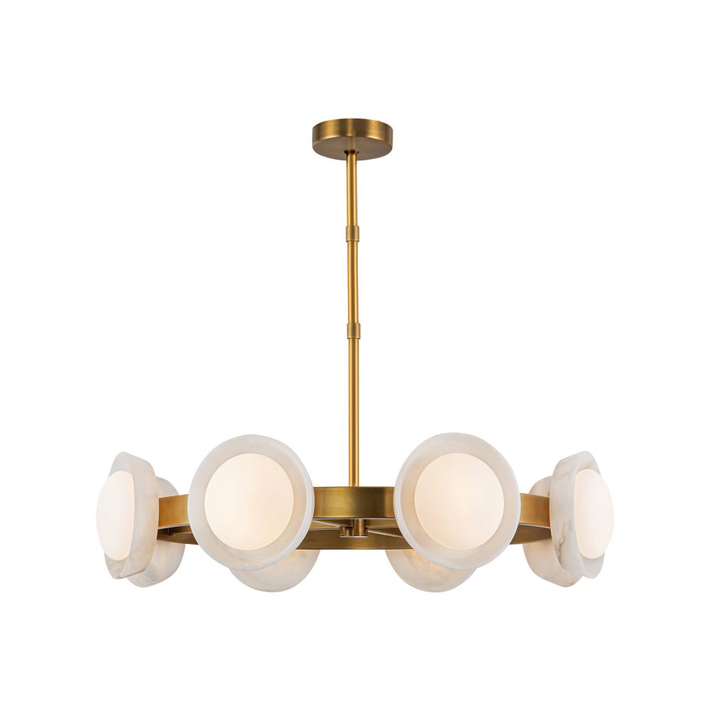 Alora Lighting ALONSO CH320837VBAR Chandelier - Vintage Brass