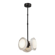 Alonso 13-in Urban Bronze/Alabaster LED Pendant