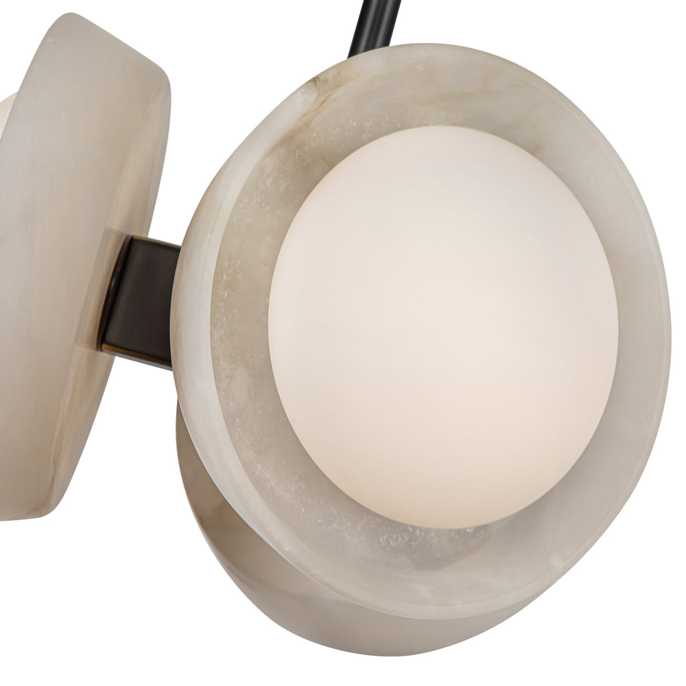 ALORA Lighting PD320313UBAR Pendant, Urban Bronze/Alabaster, LED, 13W