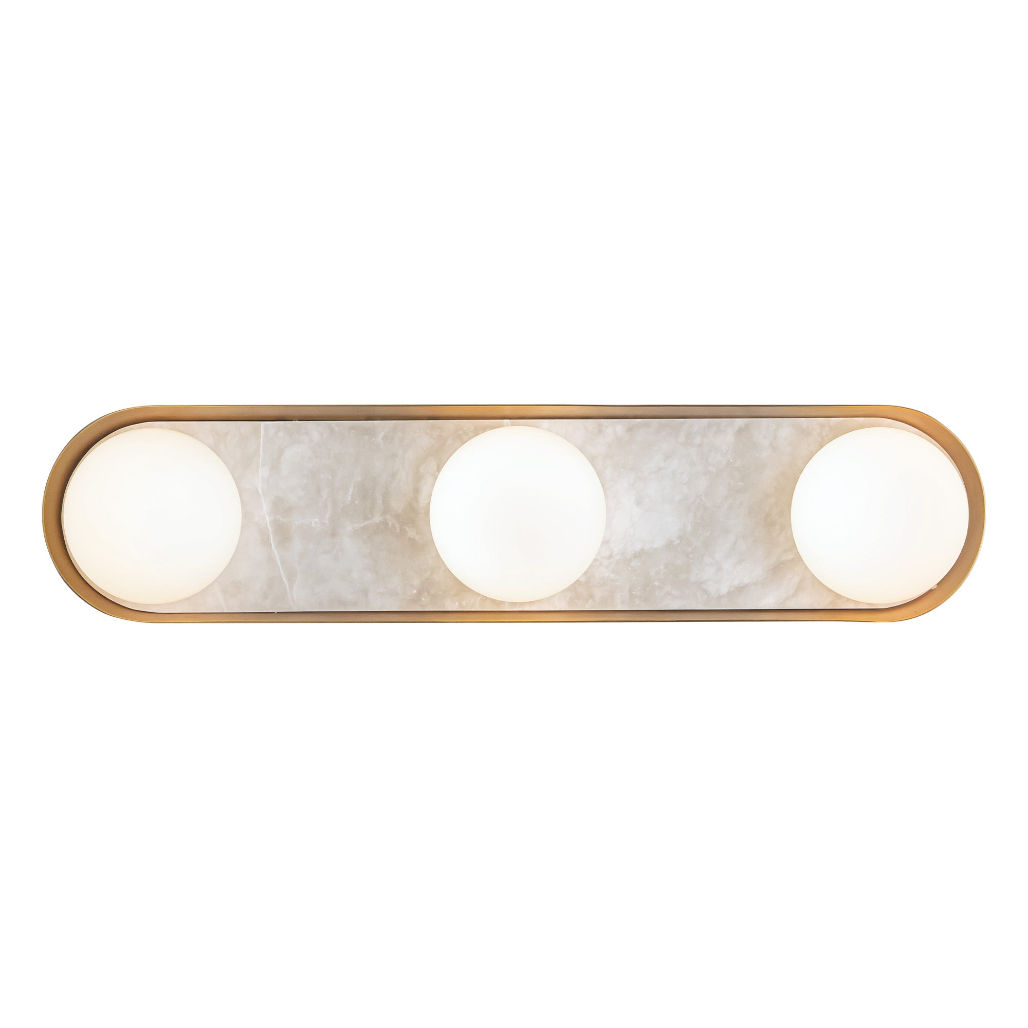 Alonso 23-in Vintage Brass LED Wall/Vanity