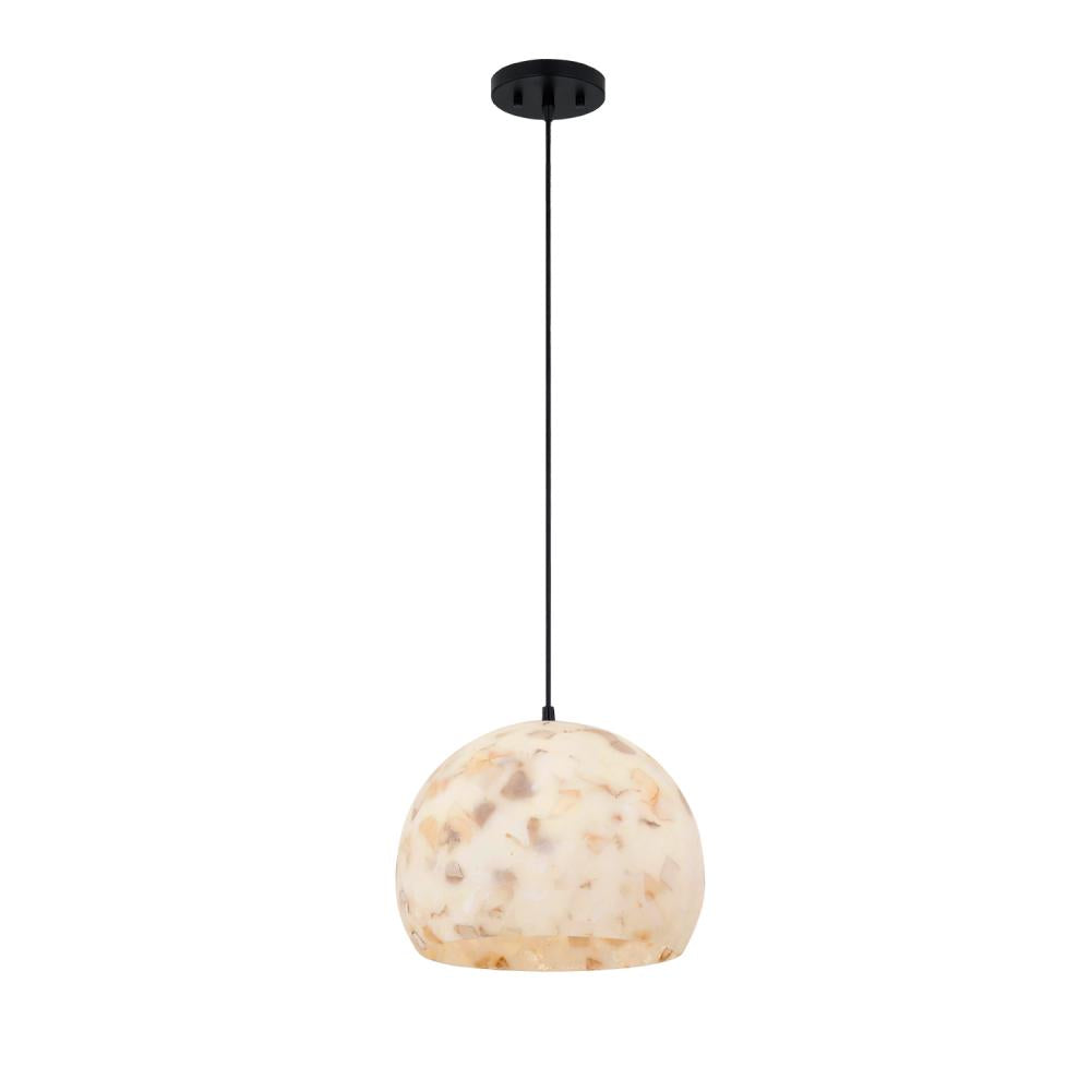 Justice Design Group GLOBE ALR-6533-MBLK Pendant - Matte Black Mblk