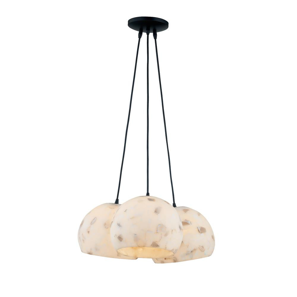 Justice Design Group GLOBE ALR-6534-MBLK Pendant - Matte Black Mblk