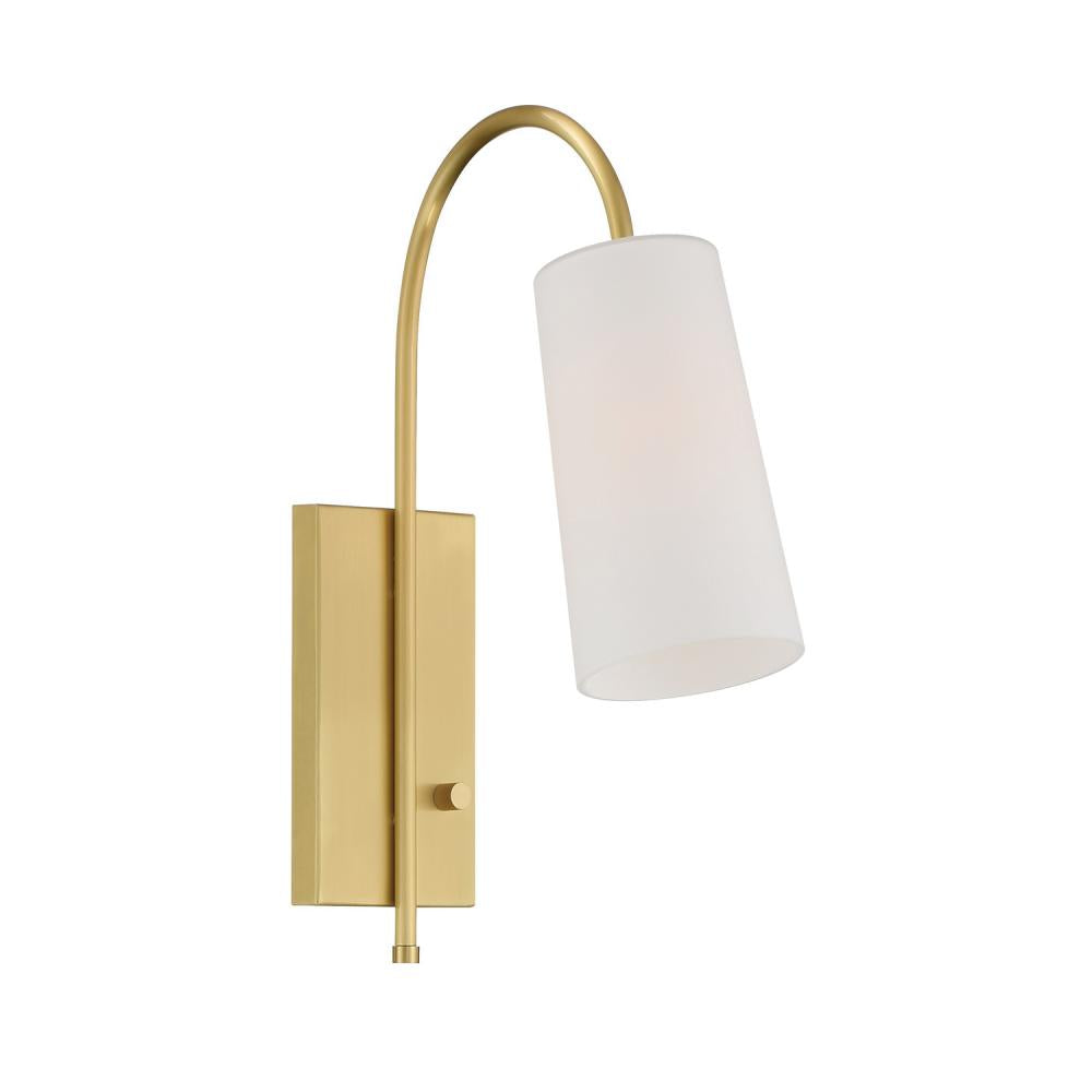 Crystorama ALEXA ALX-4501-AG Sconce Contemporary - Aged Brass